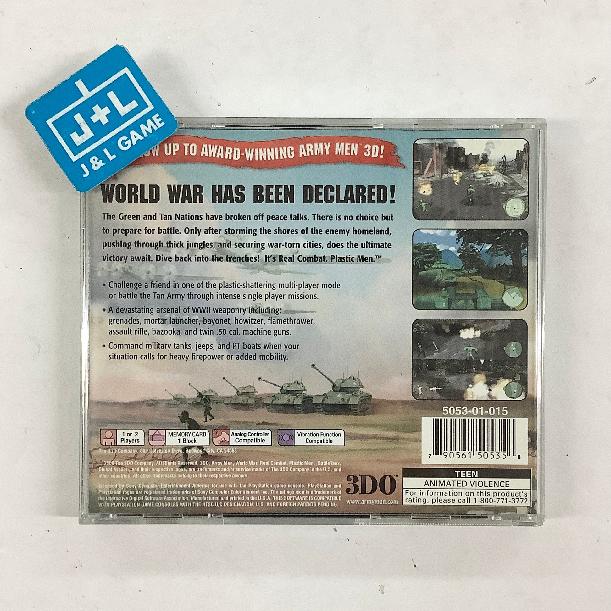 Army Men World War - (PS1) PlayStation 1 [Pre-Owned] Video Games 3DO