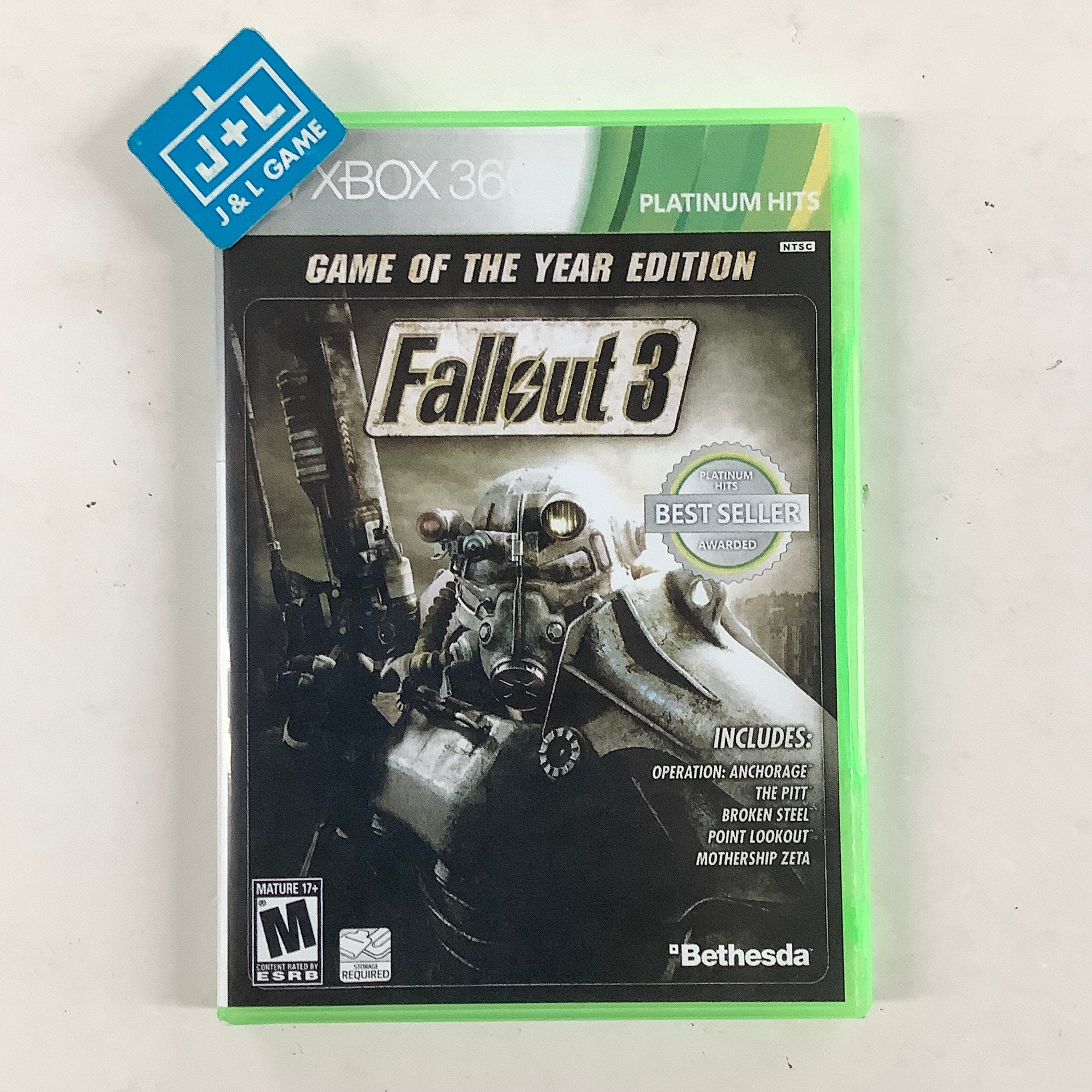 Fallout 3: Game of the Year Edition (Platinum Hits) - Xbox 360 [Pre-Owned] Video Games Bethesda Softworks