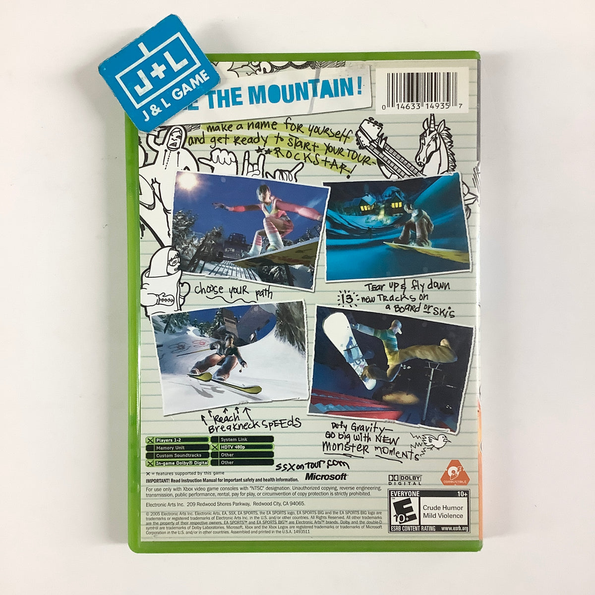 SSX On Tour - Xbox [Pre-Owned Video Games EA Sports Big