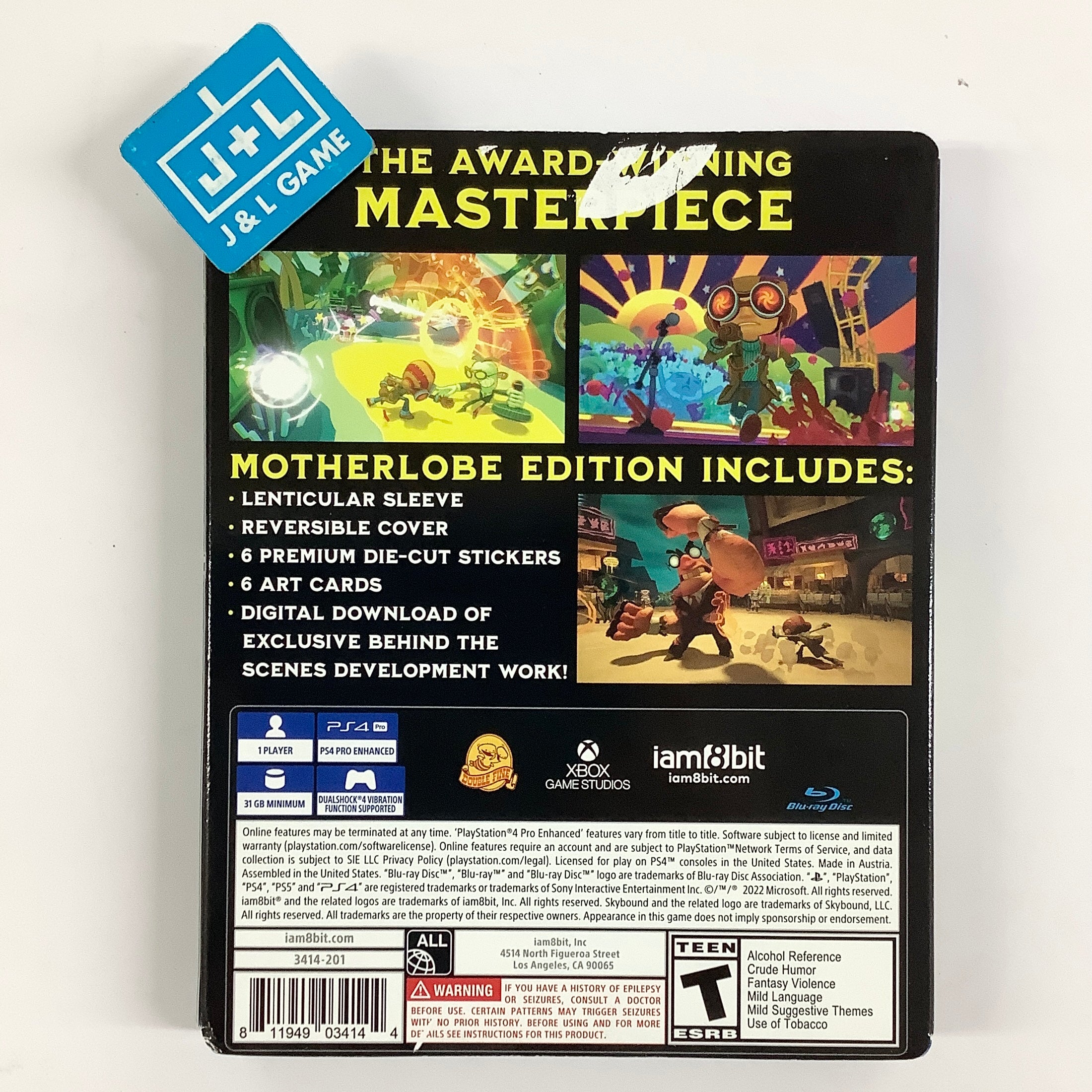Psychonauts 2: Motherlobe Edition - (PS4) PlayStation 4 [Pre-Owned] Video Games iam8bit