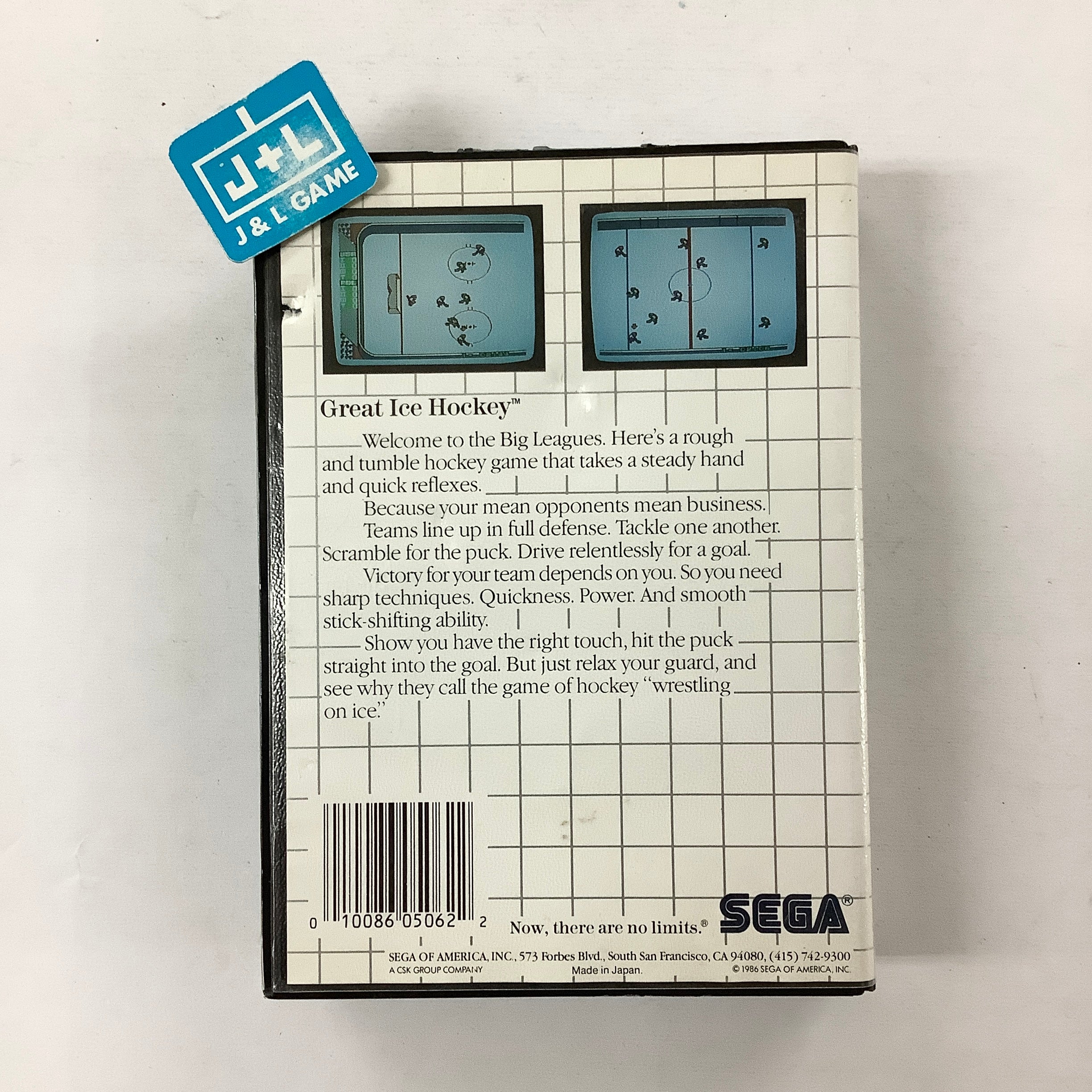 Great Ice Hockey - SEGA Master System [Pre-Owned] Video Games Sega   