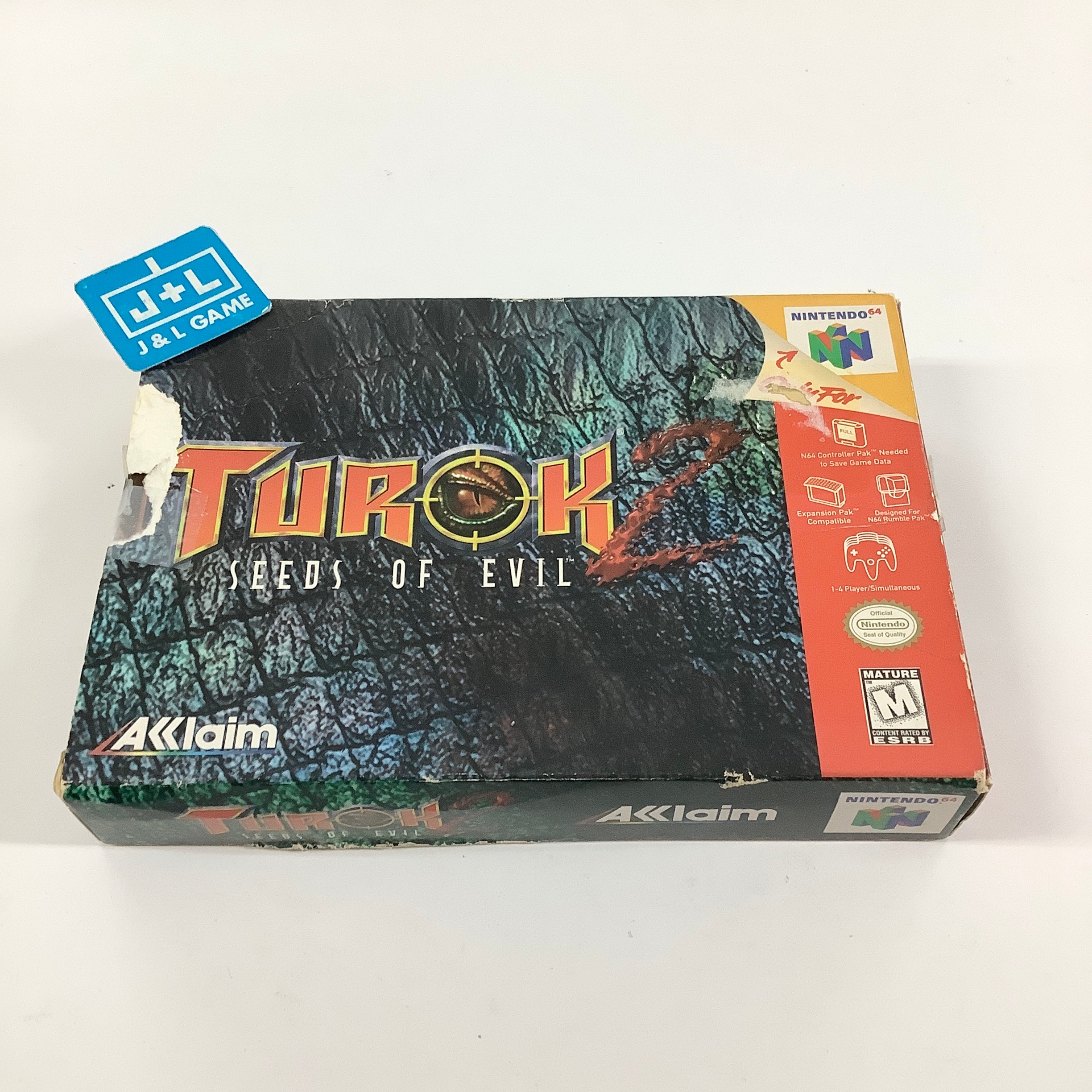 Turok 2: Seeds of Evil - (N64) Nintendo 64 [Pre-Owned] Video Games Acclaim
