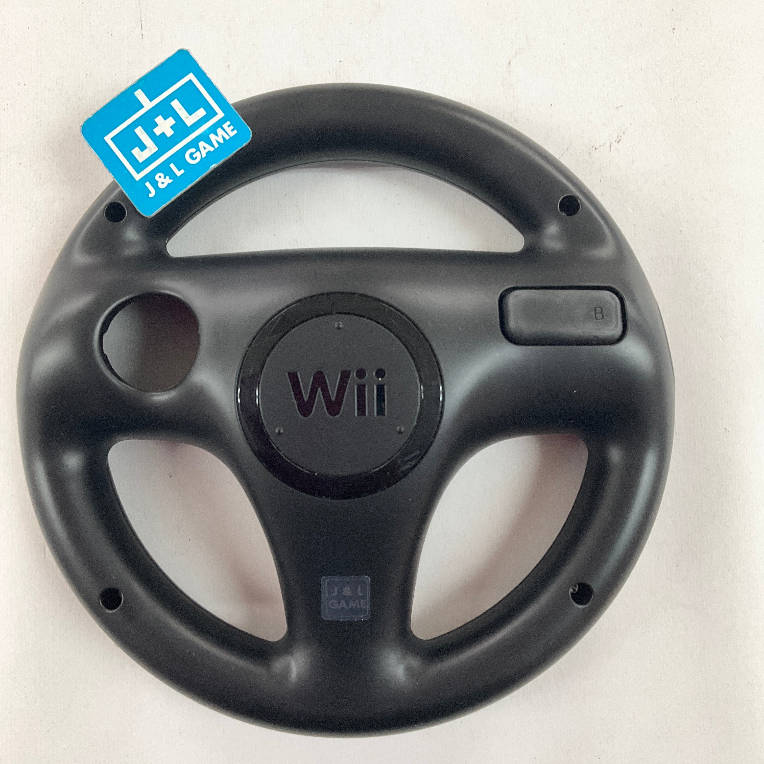 Nintendo Wii Wheel (Black) - Nintendo Wii [Pre-Owned] ACCESSORIES Nintendo
