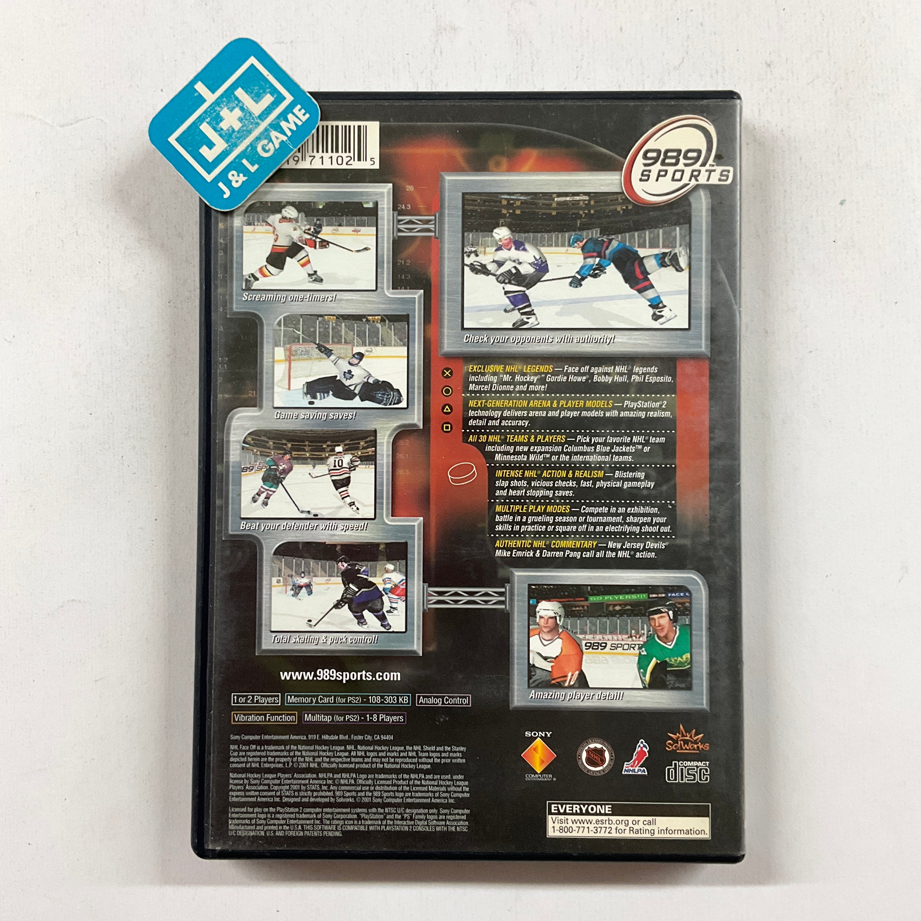 NHL FaceOff 2001 - (PS2) Playstation 2 [Pre-Owned] Video Games SCEA   