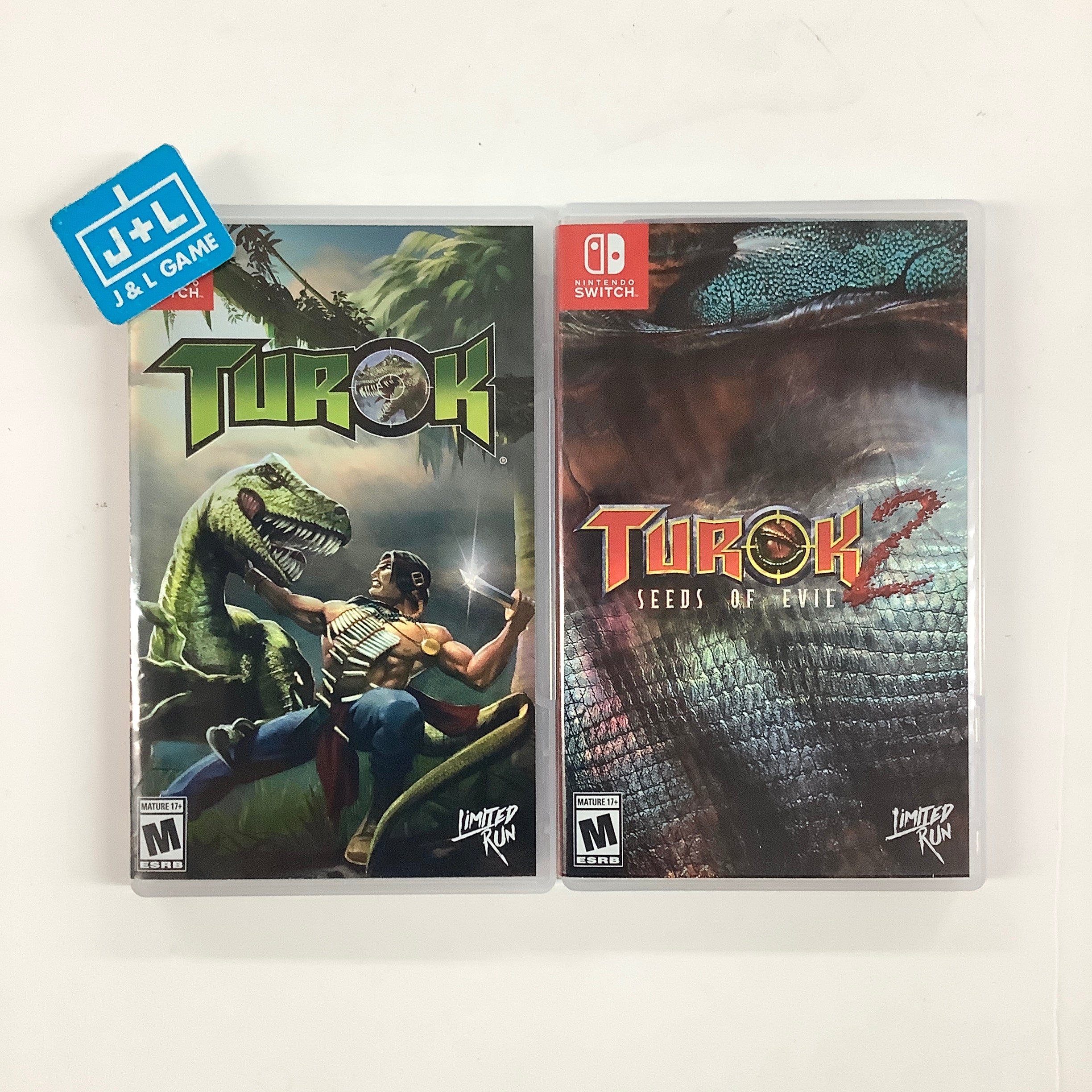 Turok / Turok 2 Seeds of Evil (Dual Pack) (Limited Run #044) - (NSW) Nintendo Switch [Pre-Owned] Video Games Limited Run