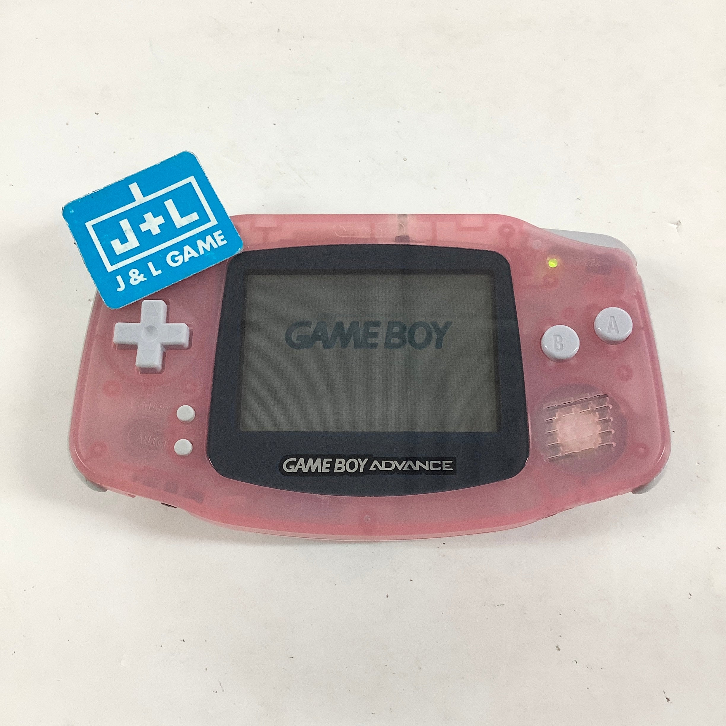 Nintendo Game Boy Advance Console (Clear Pink) - (GBA) Game Boy Advance [Pre-Owned]