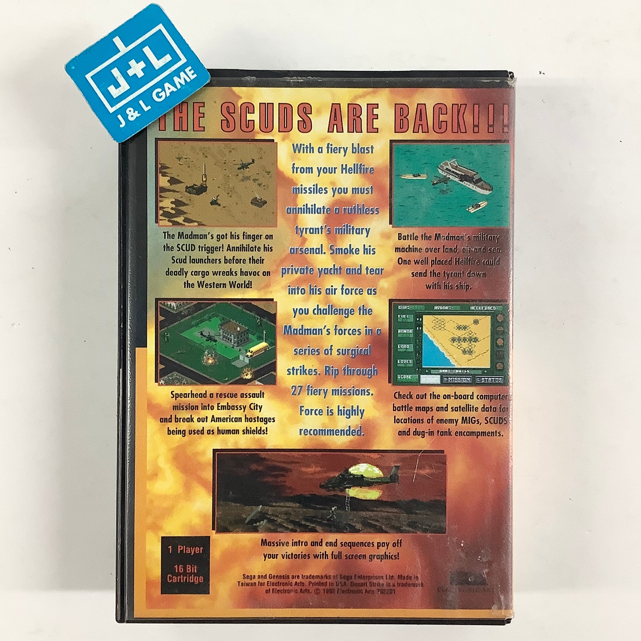 Desert Strike - (SG) Sega Genesis [Pre-Owned]