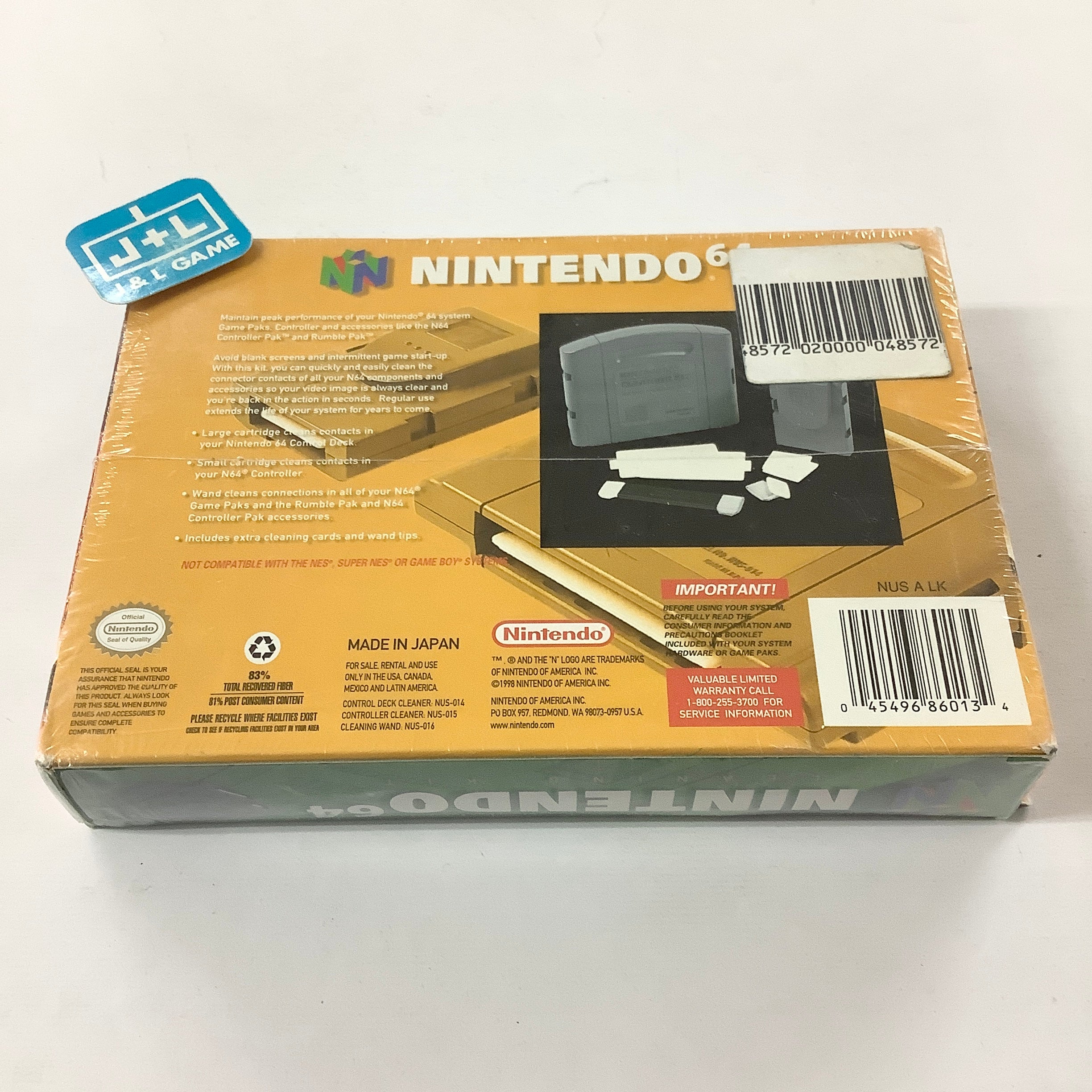 Nintendo 64 Cleaning Kit - (N64) Nintendo 64 Video Games Nintendo   