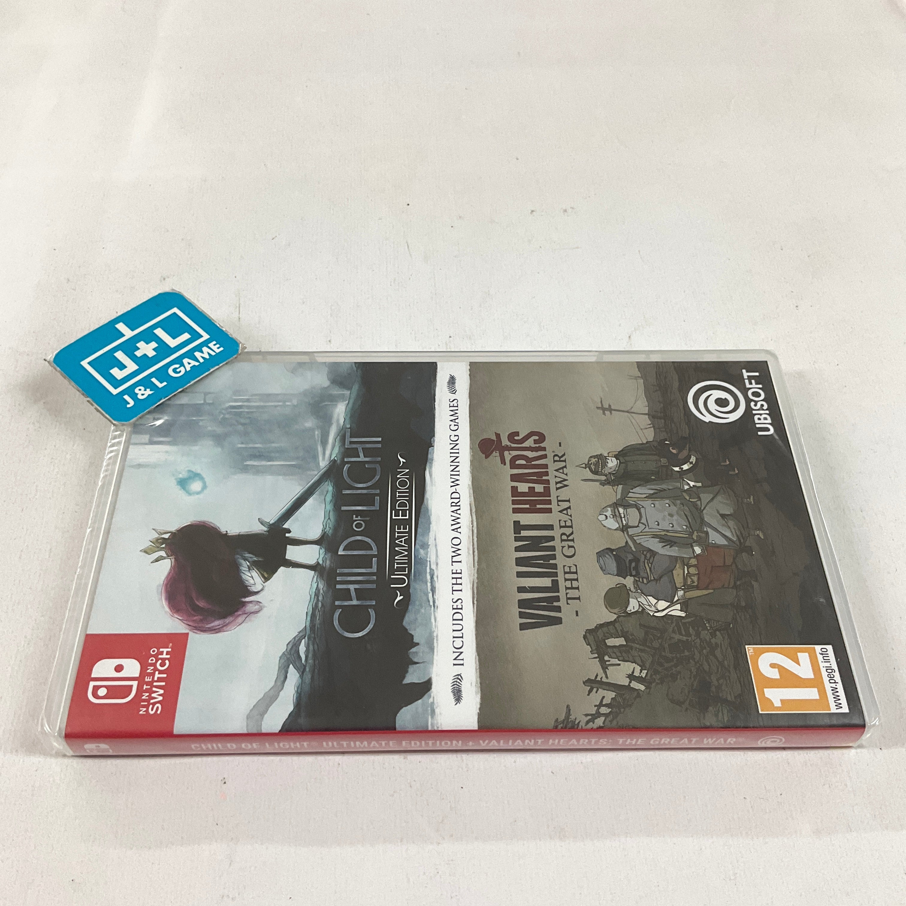 Child of Light Ultimate Edition + Valiant Hearts: The Great War - (NSW) Nintendo Switch (European Import) Video Games Ubisoft