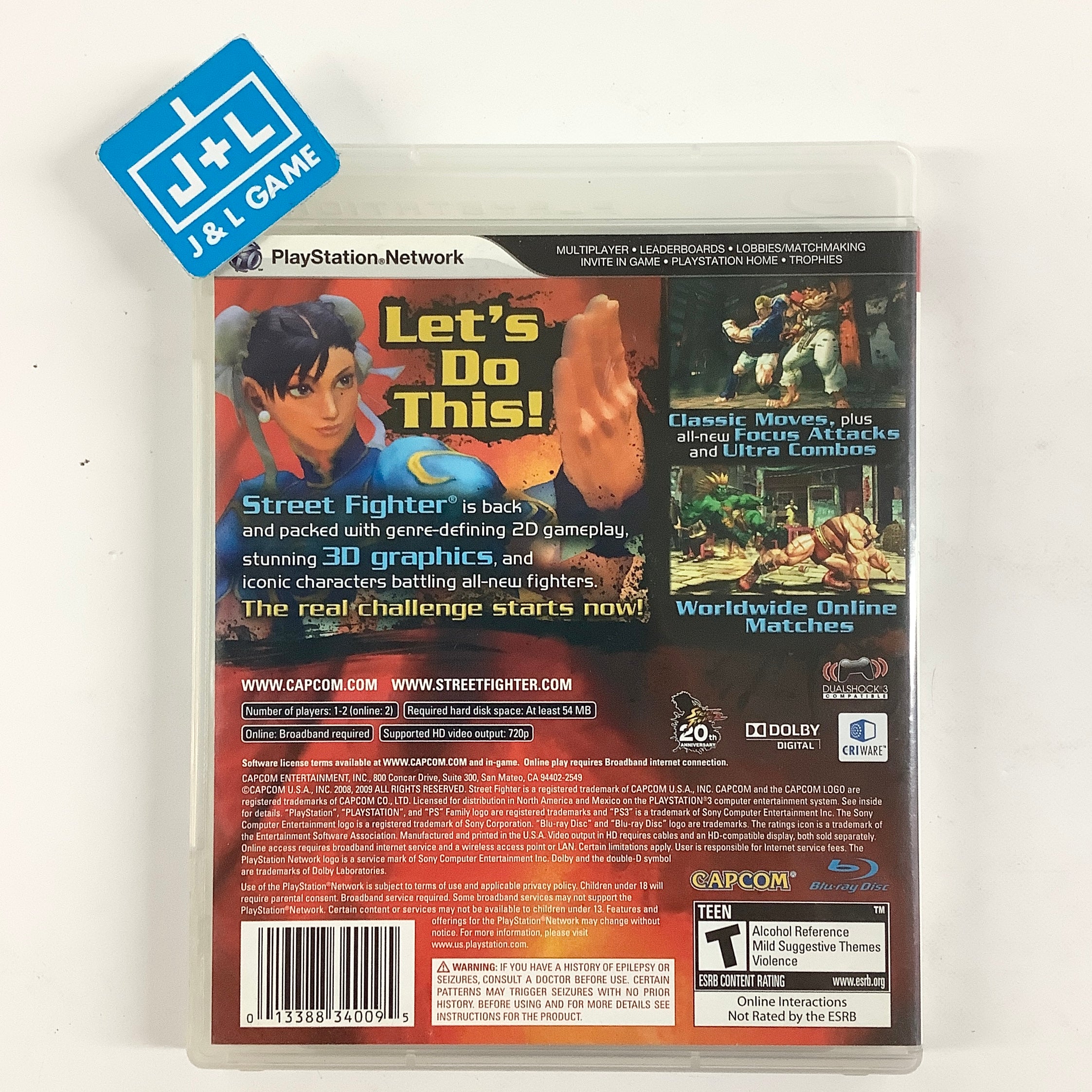 Street Fighter IV - (PS3) PlayStation 3 [Pre-Owned]