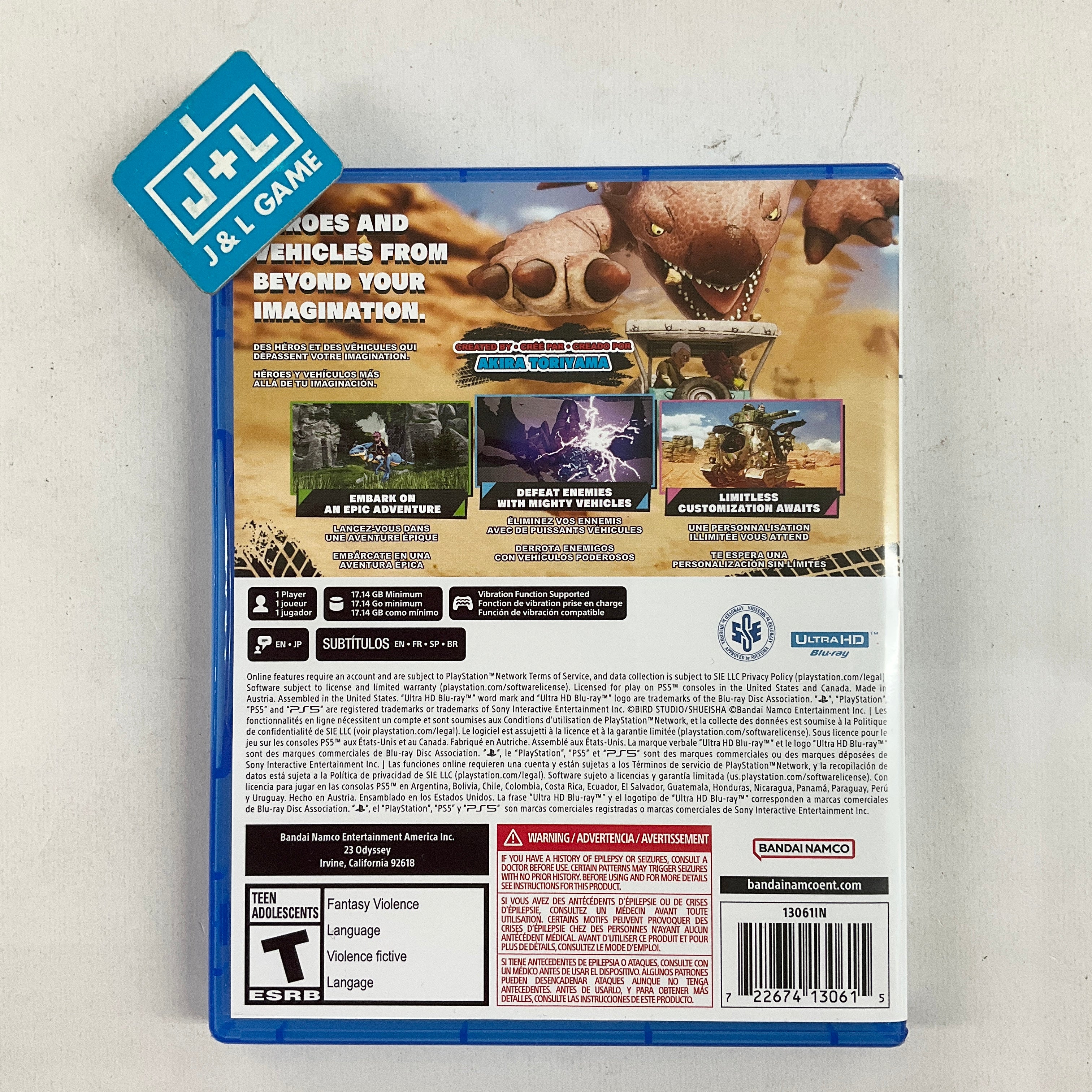 Sand Land - (PS5) PlayStation 5 [Pre-Owned] Video Games BANDAI NAMCO Entertainment