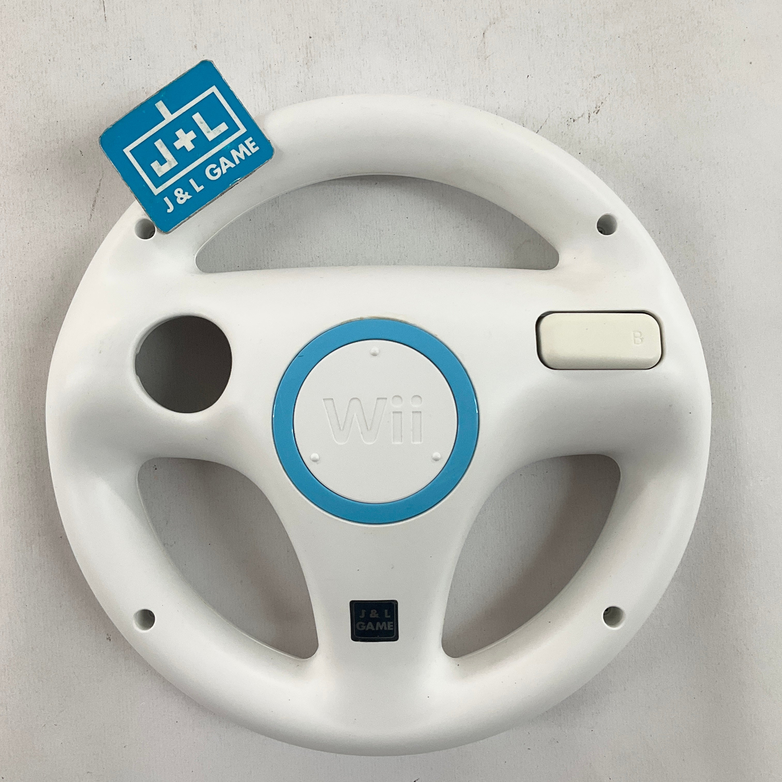 Nintendo Wii Wheel (White) - Nintendo Wii [Pre-Owned] ACCESSORIES Nintendo