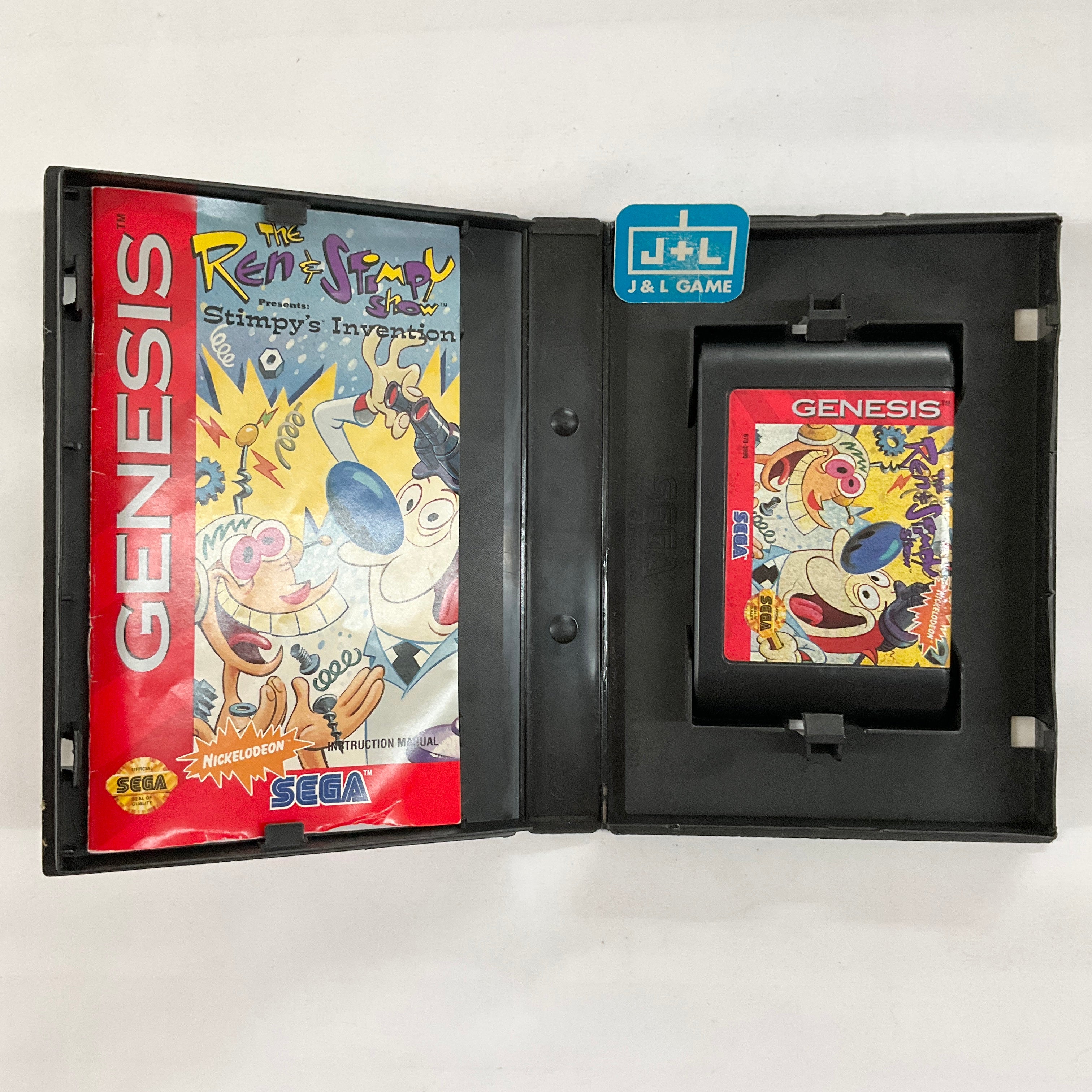 The Ren & Stimpy Show Presents: Stimpy's Invention - (SG) SEGA Genesis [Pre-Owned] Video Games Sega   