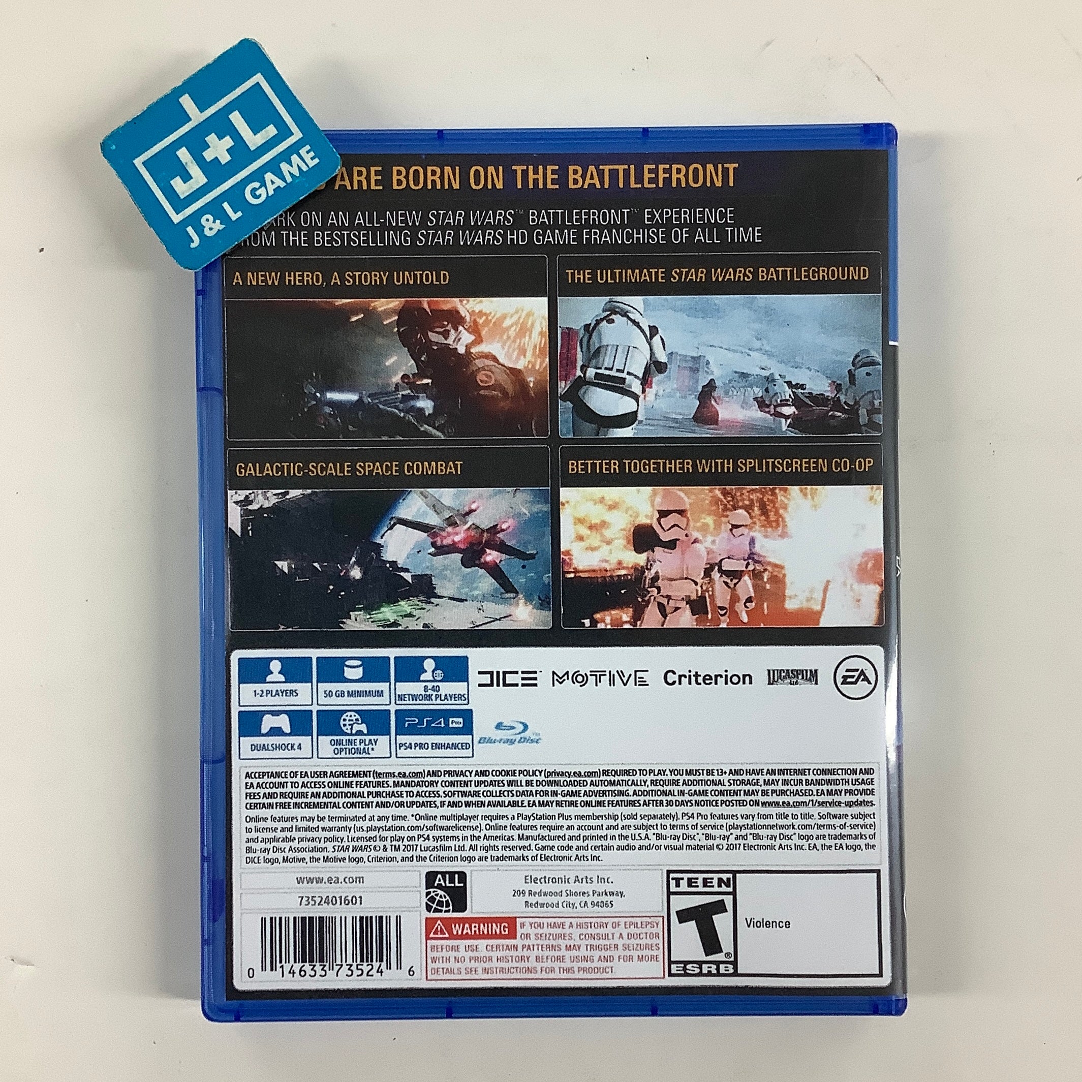 Star Wars Battlefront II - (PS4) PlayStation 4 [Pre-Owned] Video Games Electronic Arts