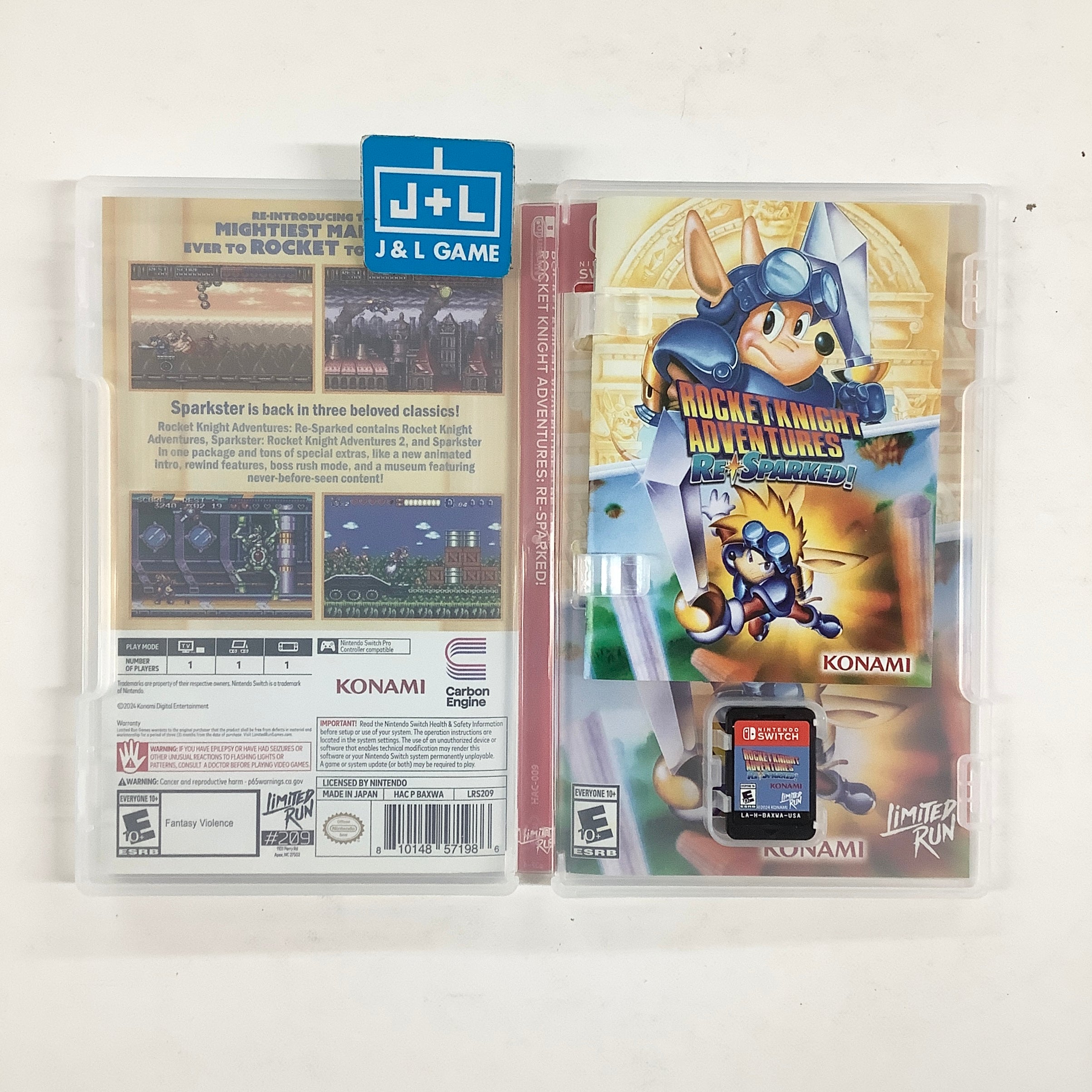 Rocket Knight Adventures: Re-Sparked! (Limited Run Games #209) - (NSW) Nintendo Switch [Pre-Owned] Video Games Limited Run Games