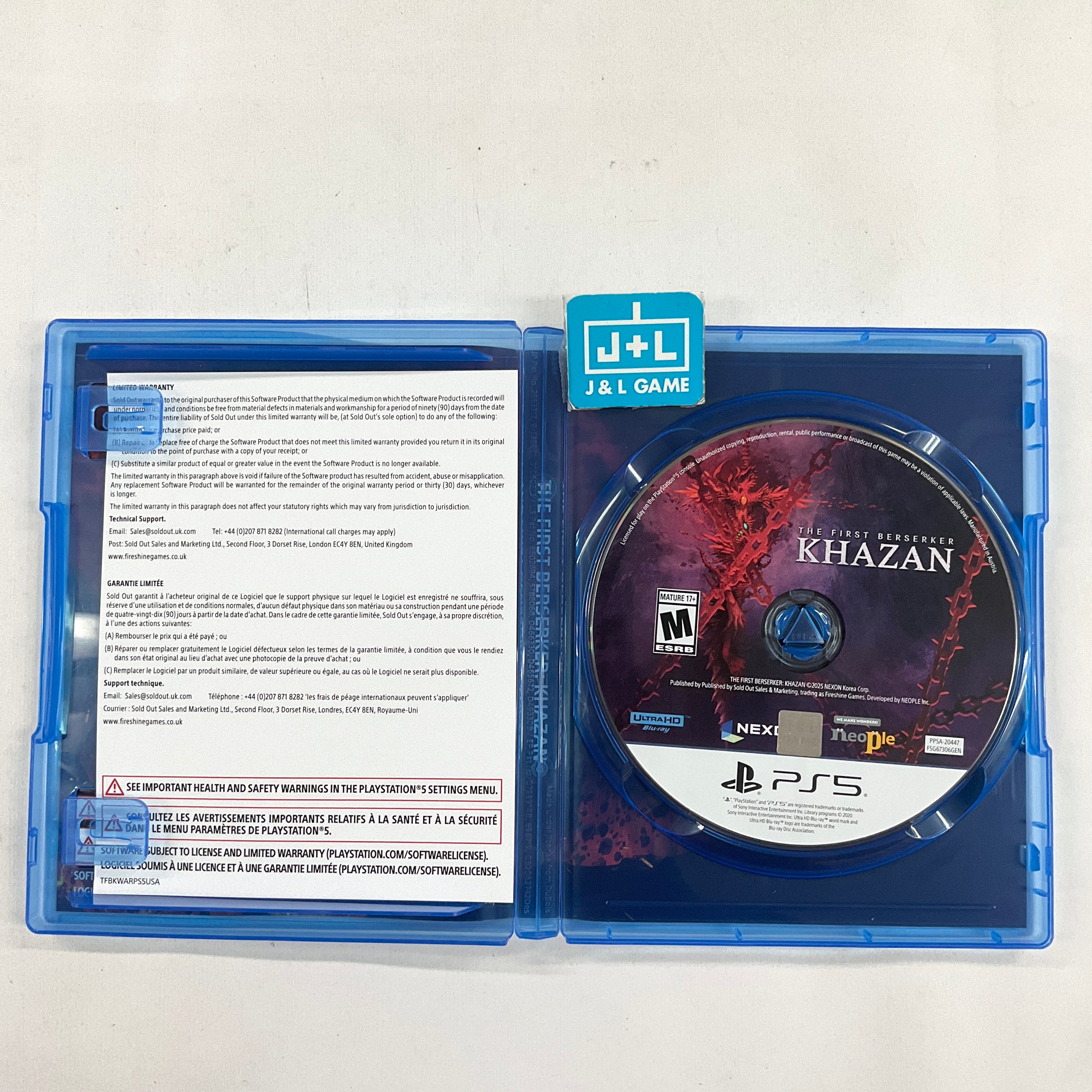 The First Berserker: Khazan - (PS5) PlayStation 5 [Pre-Owned] Video Games Nexon