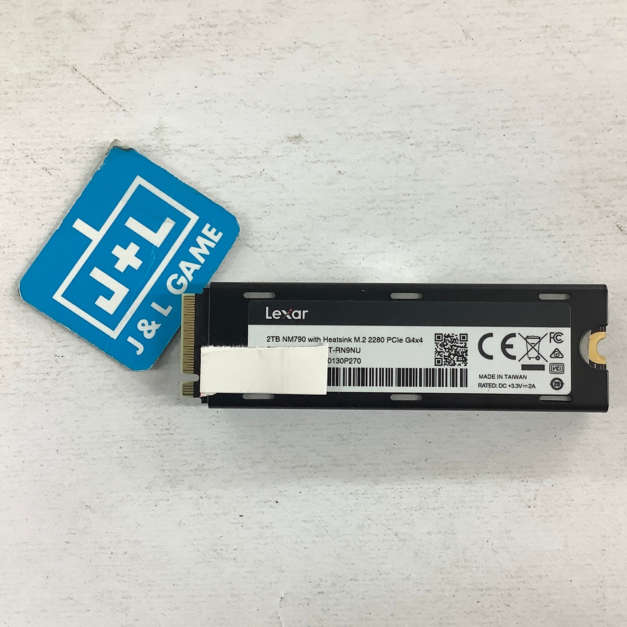 Lexar 2TB NM790 SSD with Heatsink PCIe Gen4 NVMe M.2 - (PS5) PlayStation 5 [Pre-Owned] ACCESSORIES Lexar