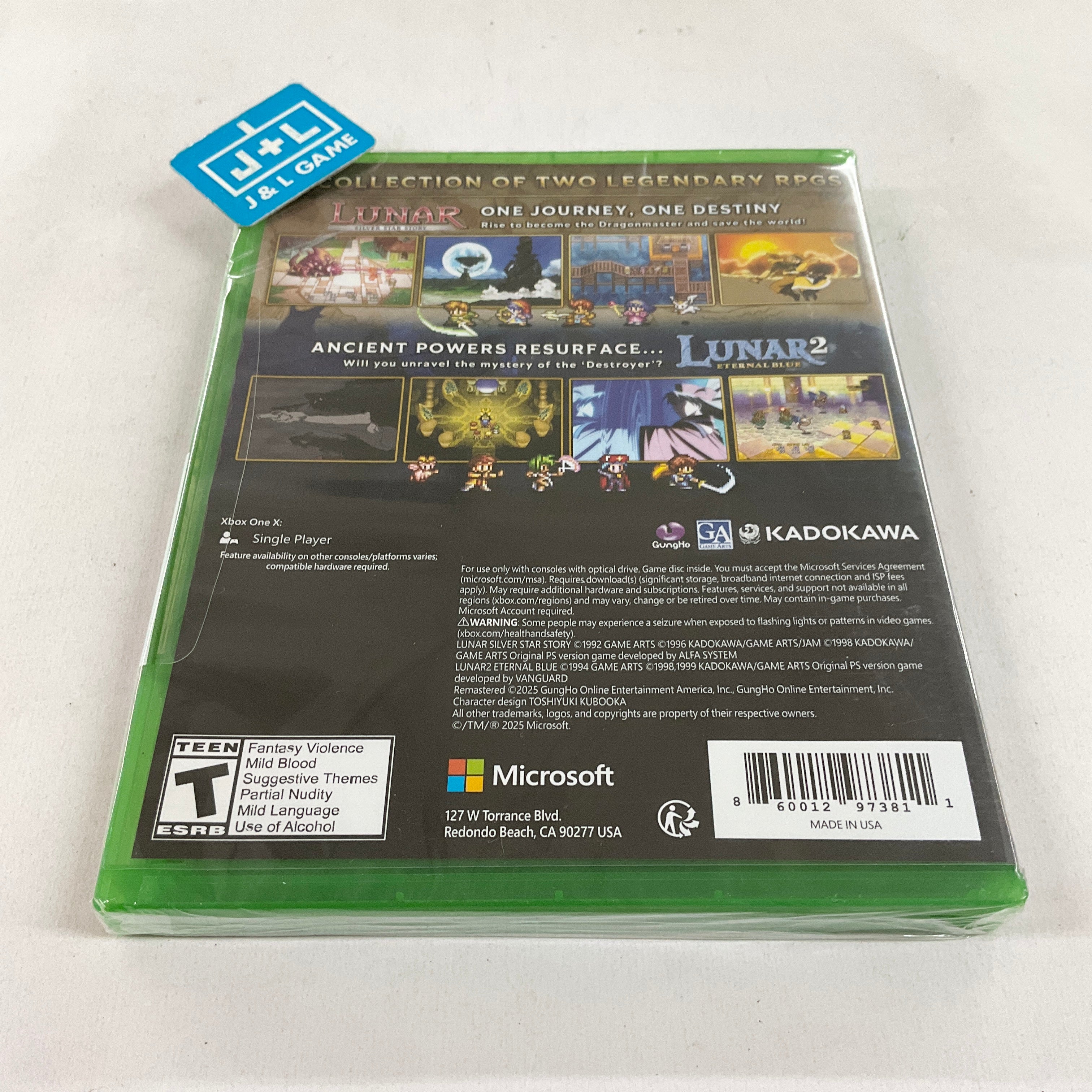 LUNAR Remastered Collection - (XB1) Xbox One Video Games GungHo Online Entertainment, Inc.