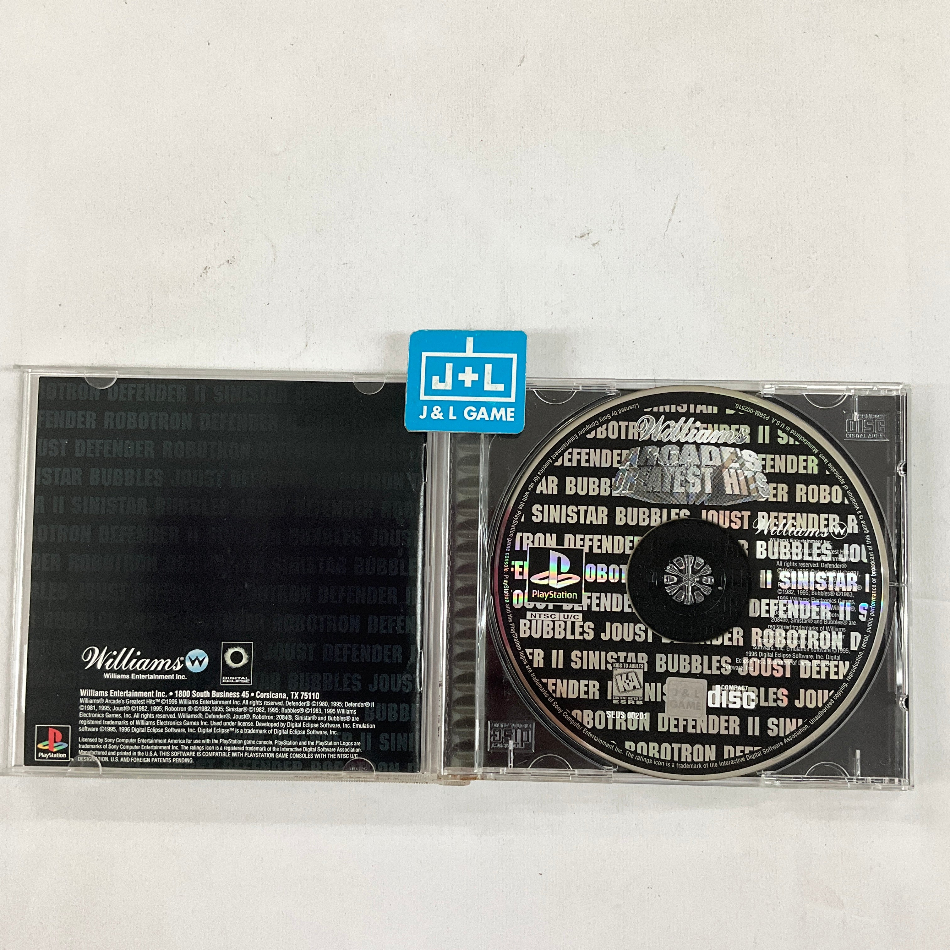 Williams Arcade's Greatest Hits - (PS1) PlayStation 1 [Pre-Owned] Video Games Midway