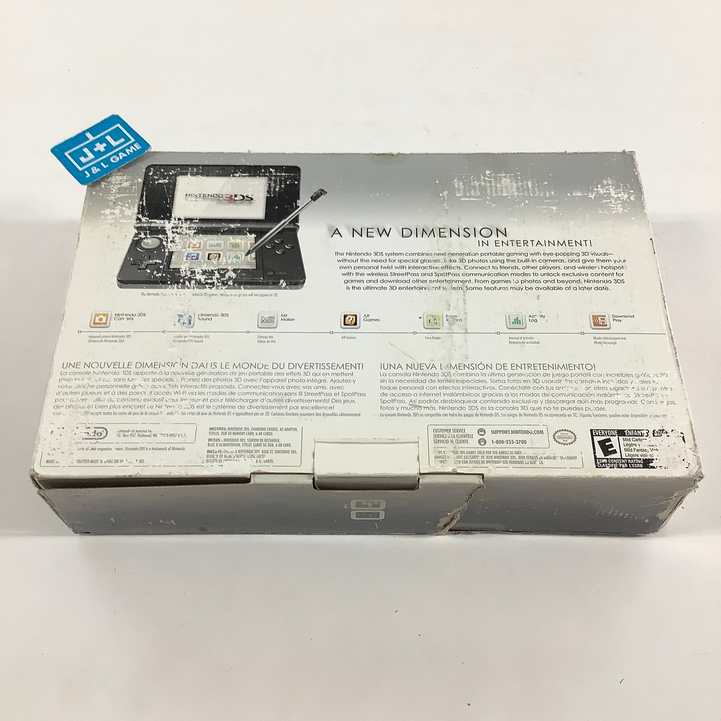 Nintendo 3DS Console (Cosmo Black) - Nintendo 3DS [Pre-Owned] Consoles Nintendo