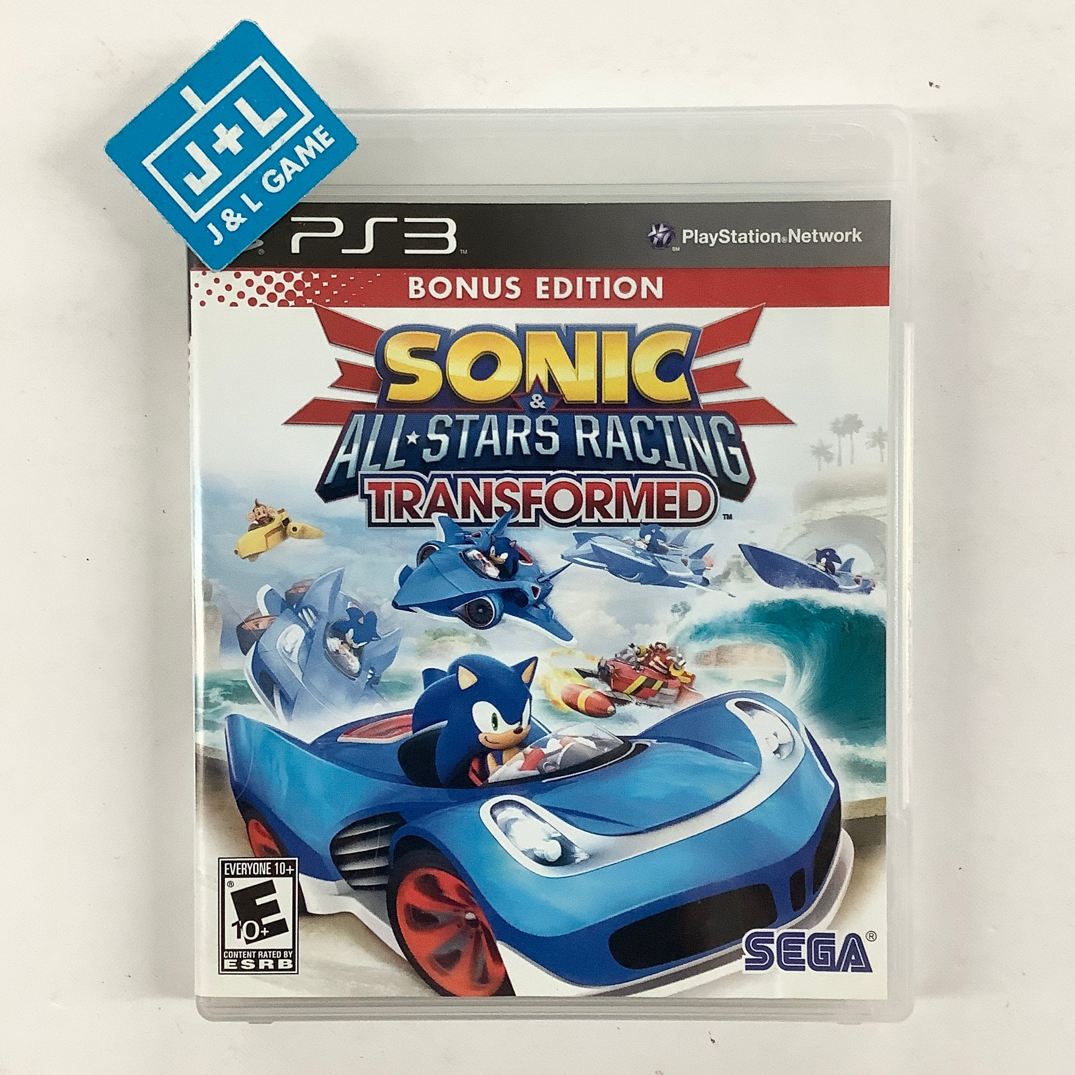 Sonic & All-Stars Racing Transformed (Bonus Edition) - (PS3) PlayStation 3 [Pre-Owned] Video Games Sega