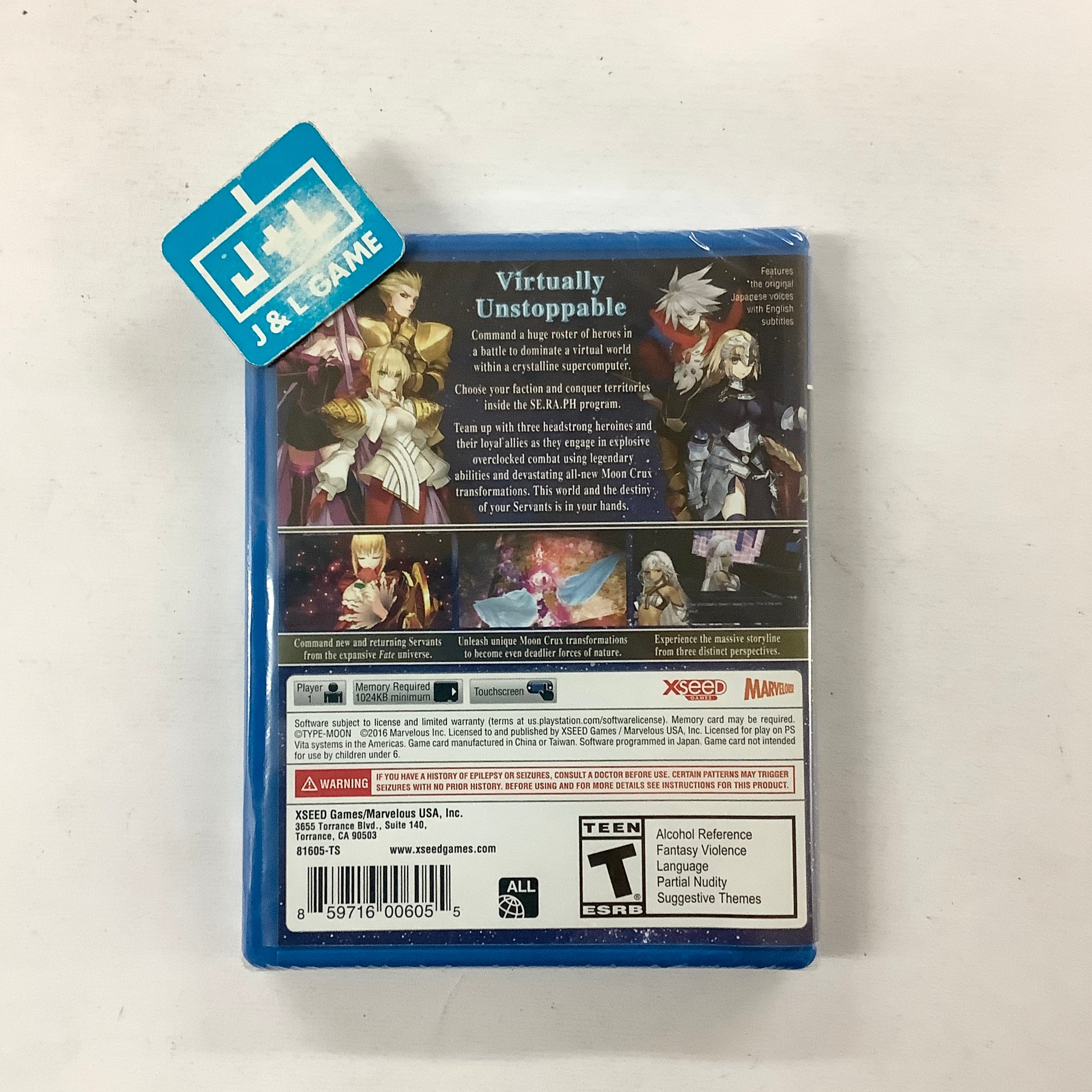 Fate/Extella: The Umbral Star - (PSV) PlayStation Vita Video Games XSEED Games   