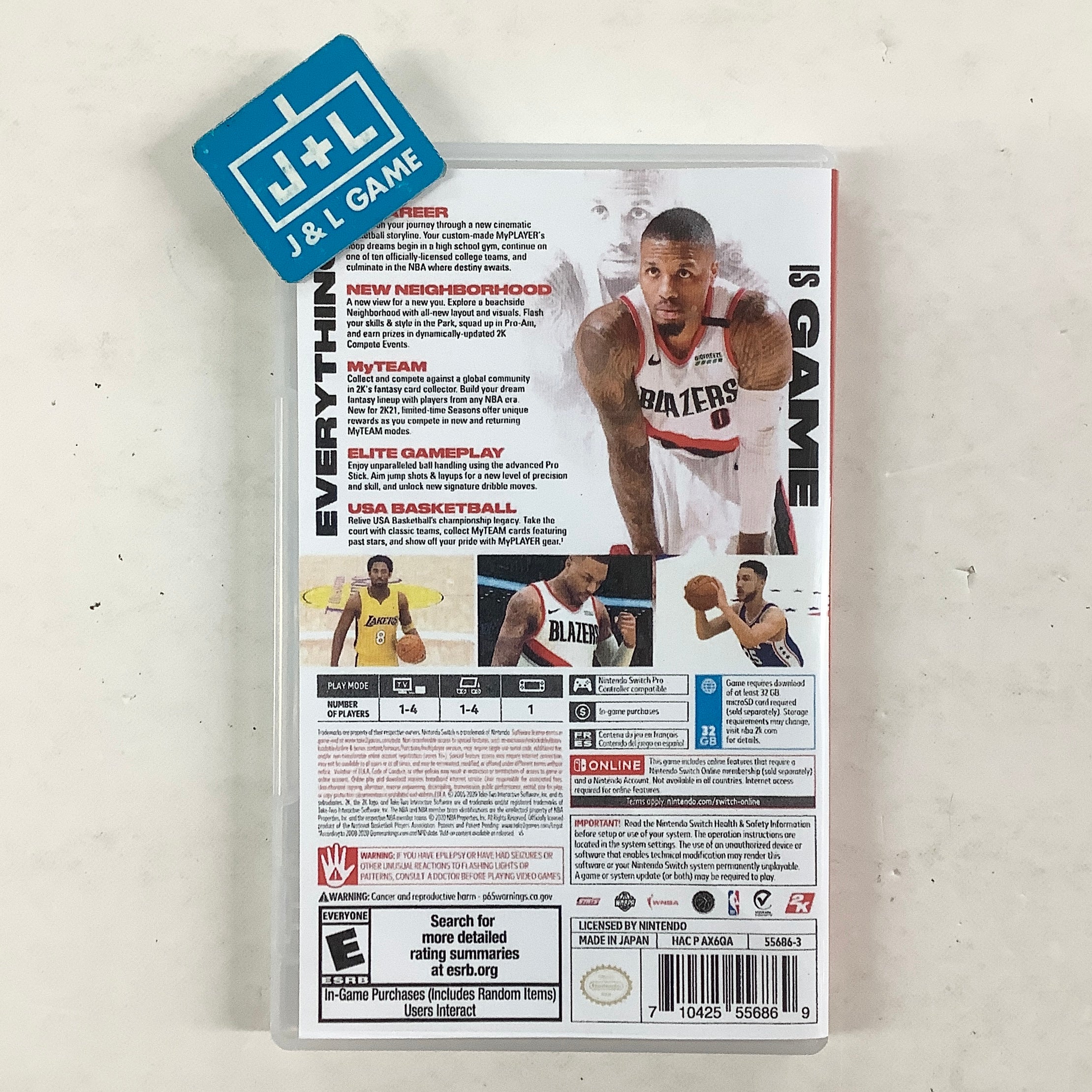 NBA 2K21 - (NSW) Nintendo Switch [Pre-Owned] Video Games 2K Games