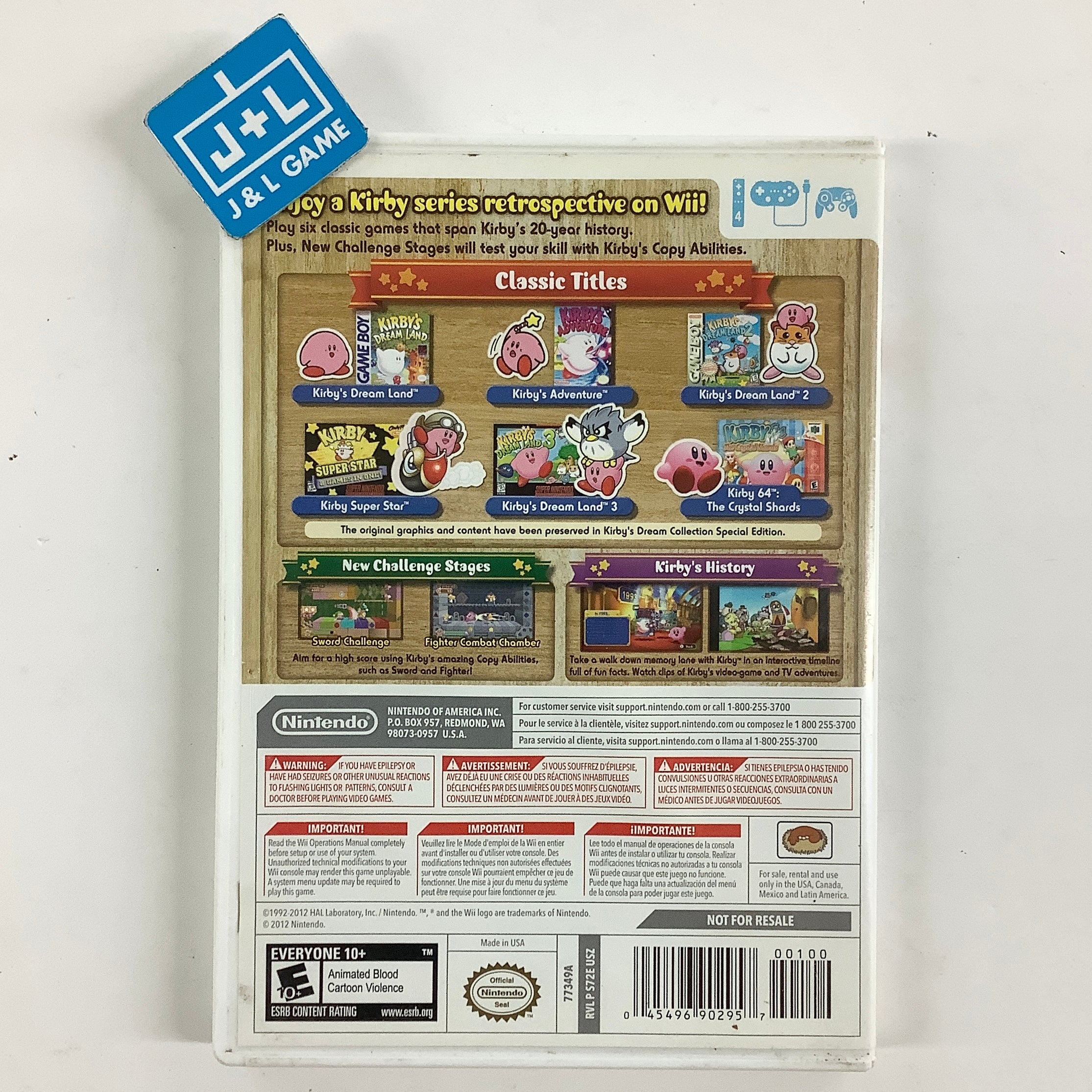 Kirby's Dream Collection: Special Edition - Nintendo Wii [Pre-Owned] Video Games Nintendo