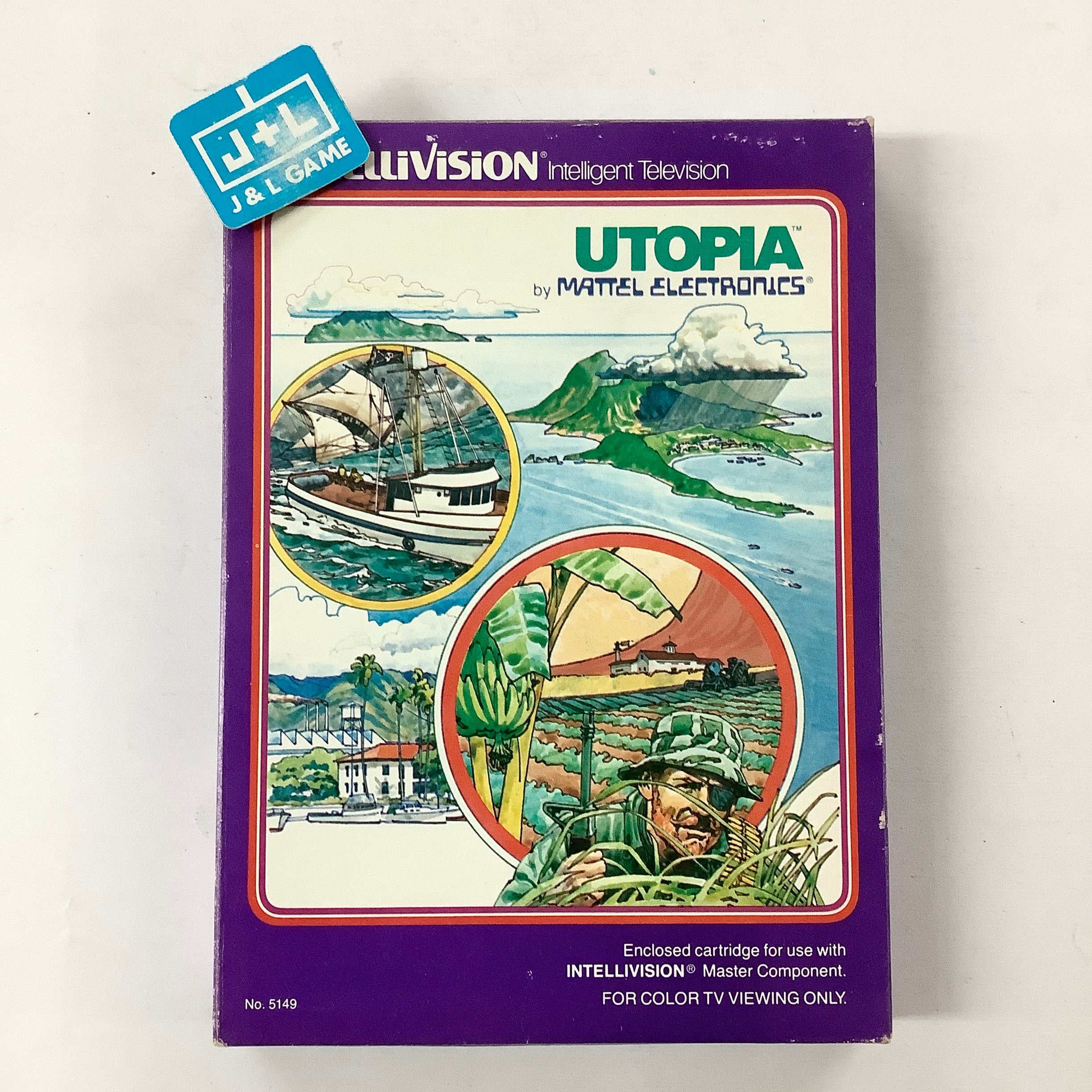 Utopia - (INTV) Intellivision [Pre-Owned] Video Games Mattel   