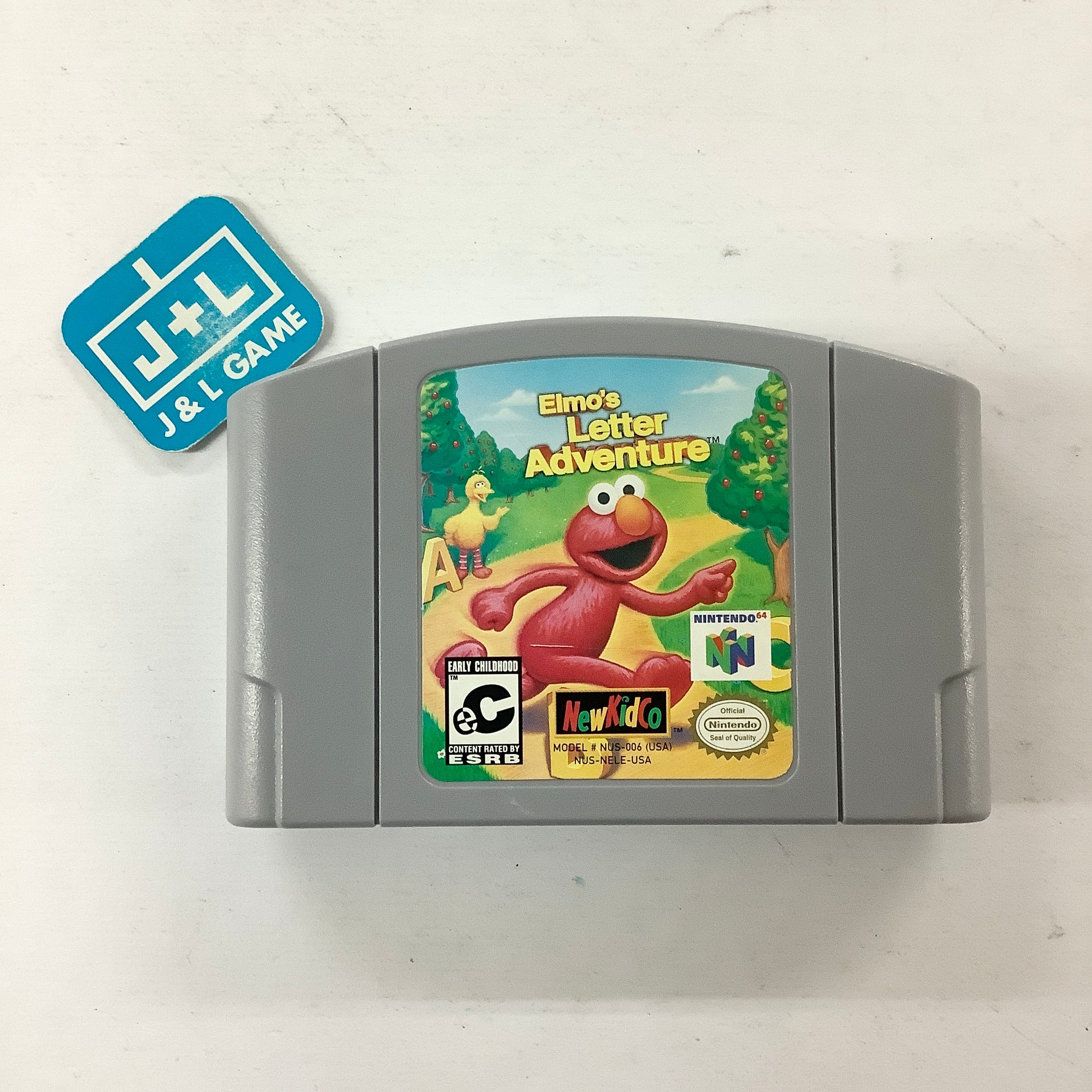 Sesame Street: Elmo's Letter Adventure - (N64) Nintendo 64  [Pre-Owned] Video Games NewKidCo   