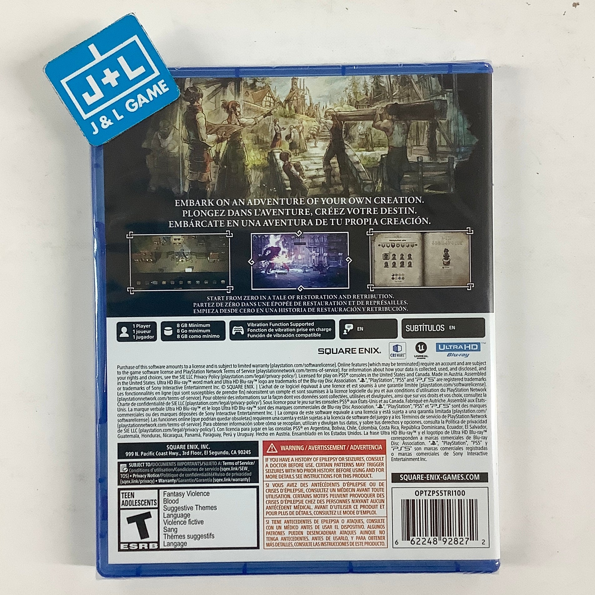 Octopath Traveler 0 - (PS5) PlayStation 5 Video Games Square Enix