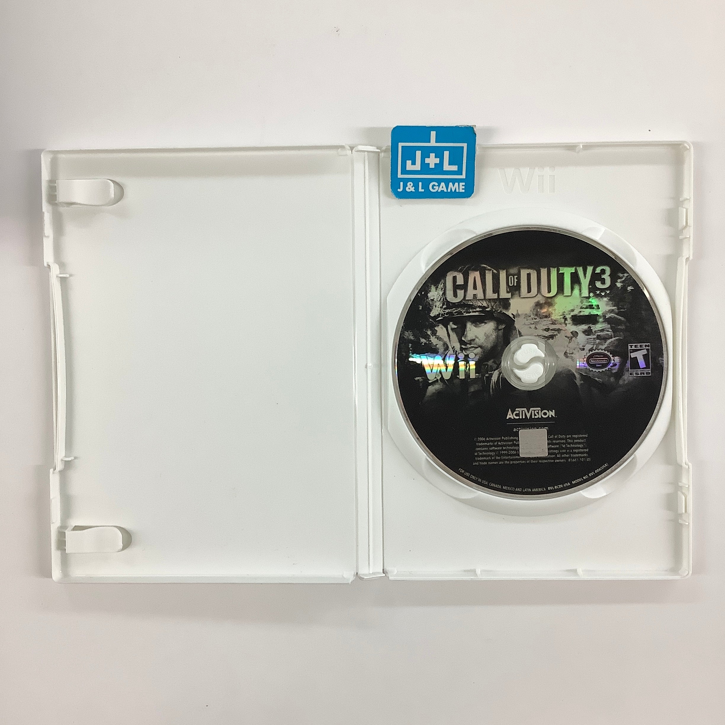 Call of Duty 3 - Nintendo Wii [Pre-Owned] Video Games Activision