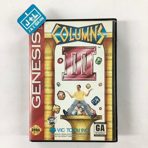 Columns III - (SG) SEGA Genesis [Pre-Owned] Video Games Vic Tokai   