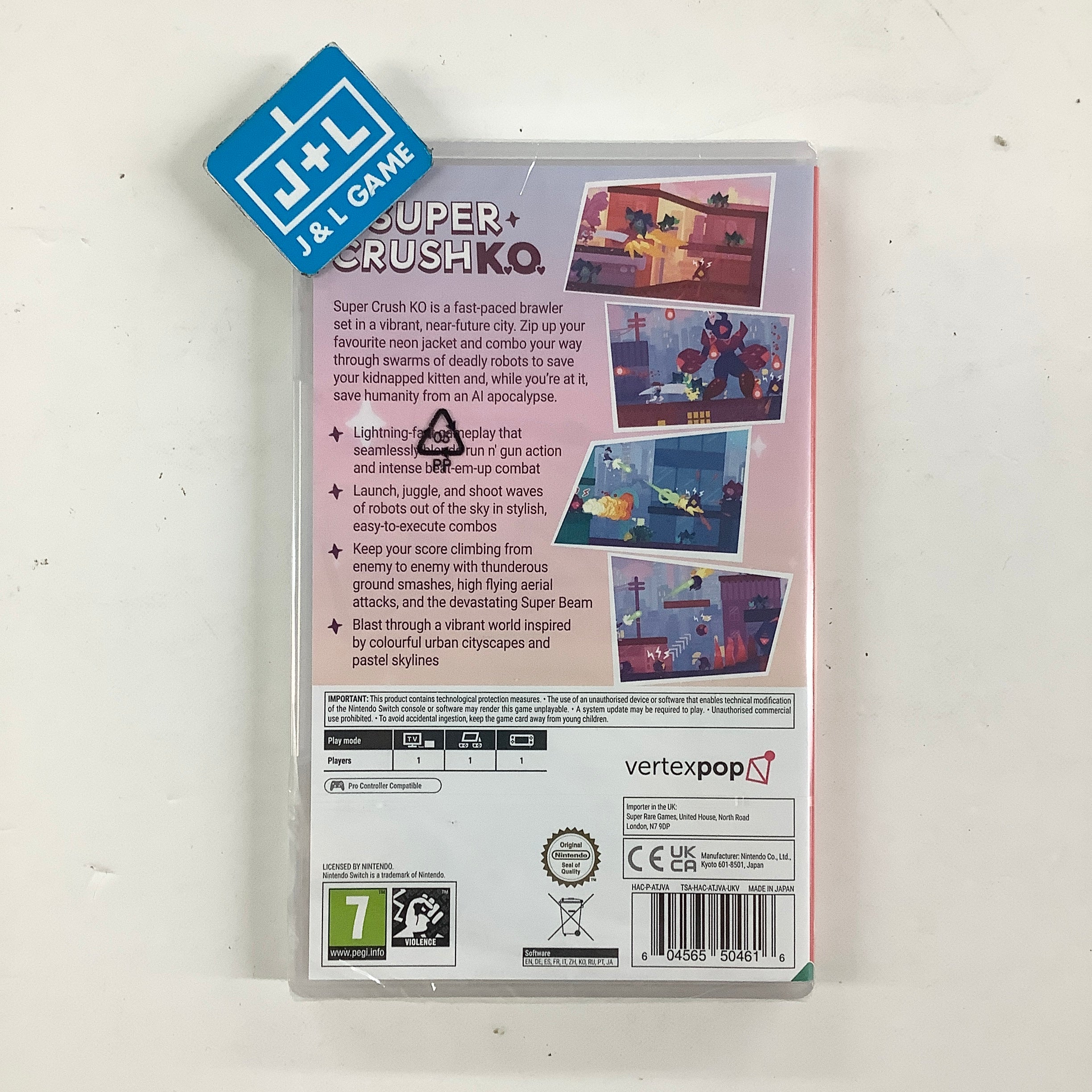 Super Crush K.O. - (NSW) Nintendo Switch (European Import) Video Games Super Rare Games