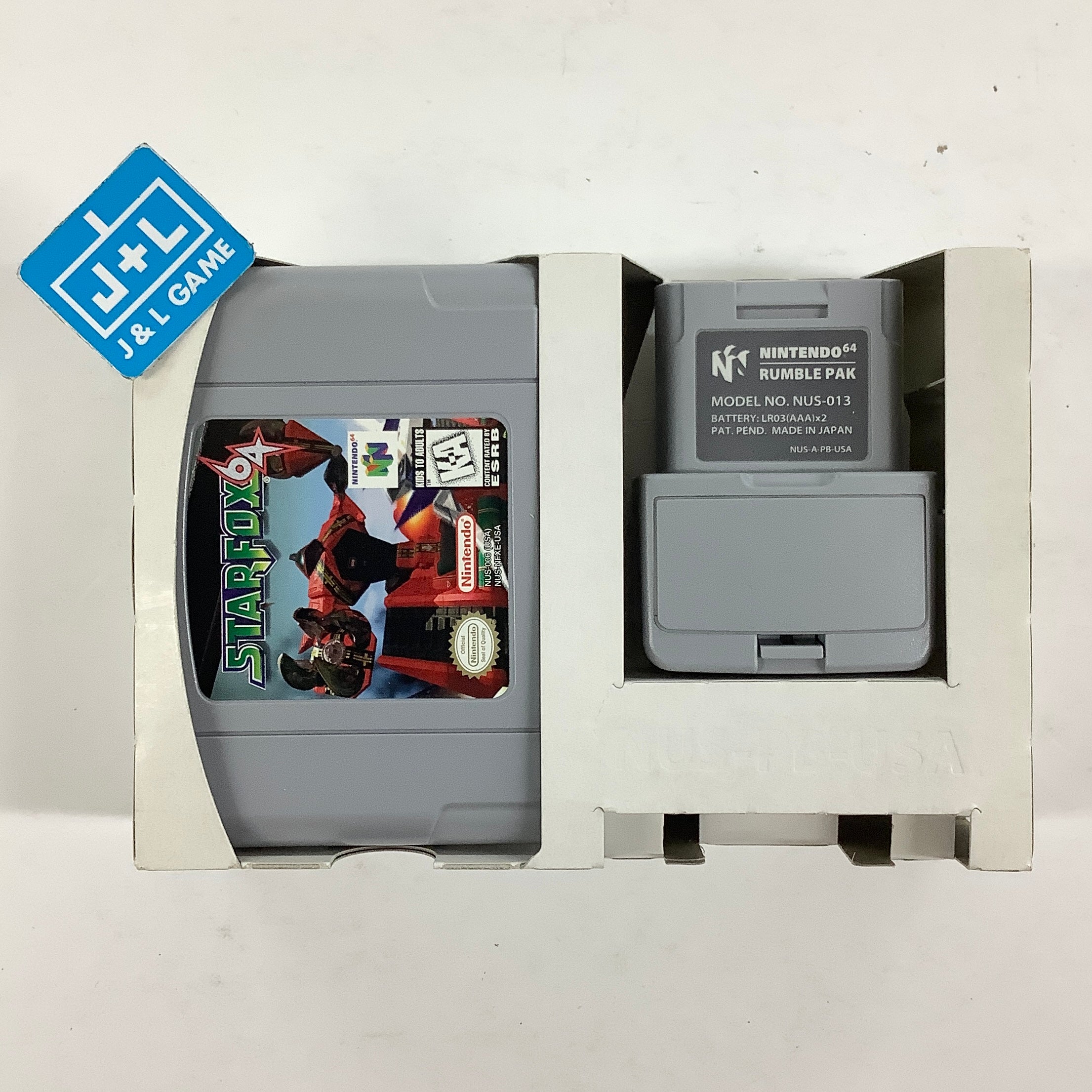 StarFox 64 (Rumble Pak Bundle) - (N64) Nintendo 64 [Pre-Owned] Video Games Nintendo