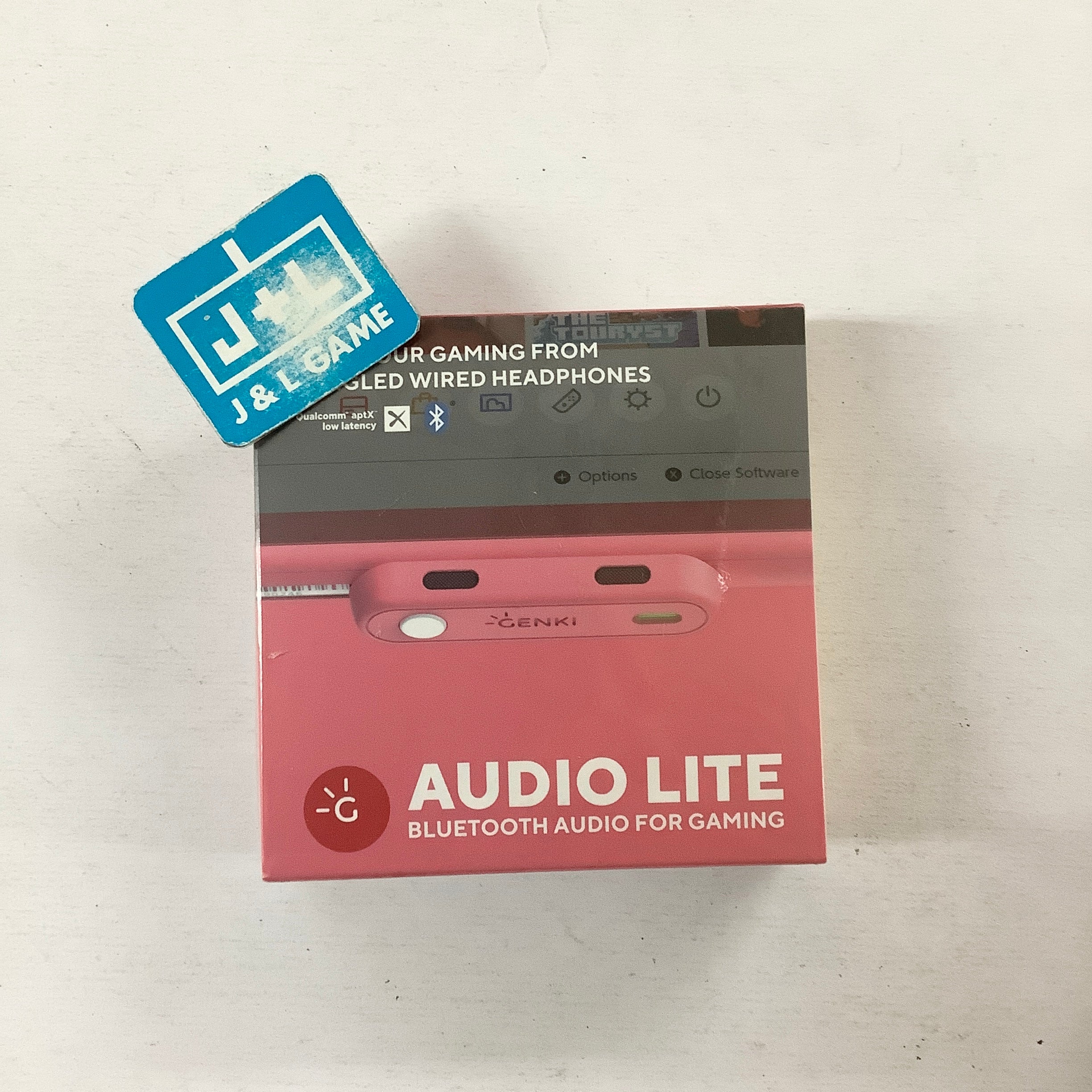 GENKI Audio Lite Bluetooth 5.0 Adapter (Coral) - (NSW) Nintendo Switch Accessories Human Things   