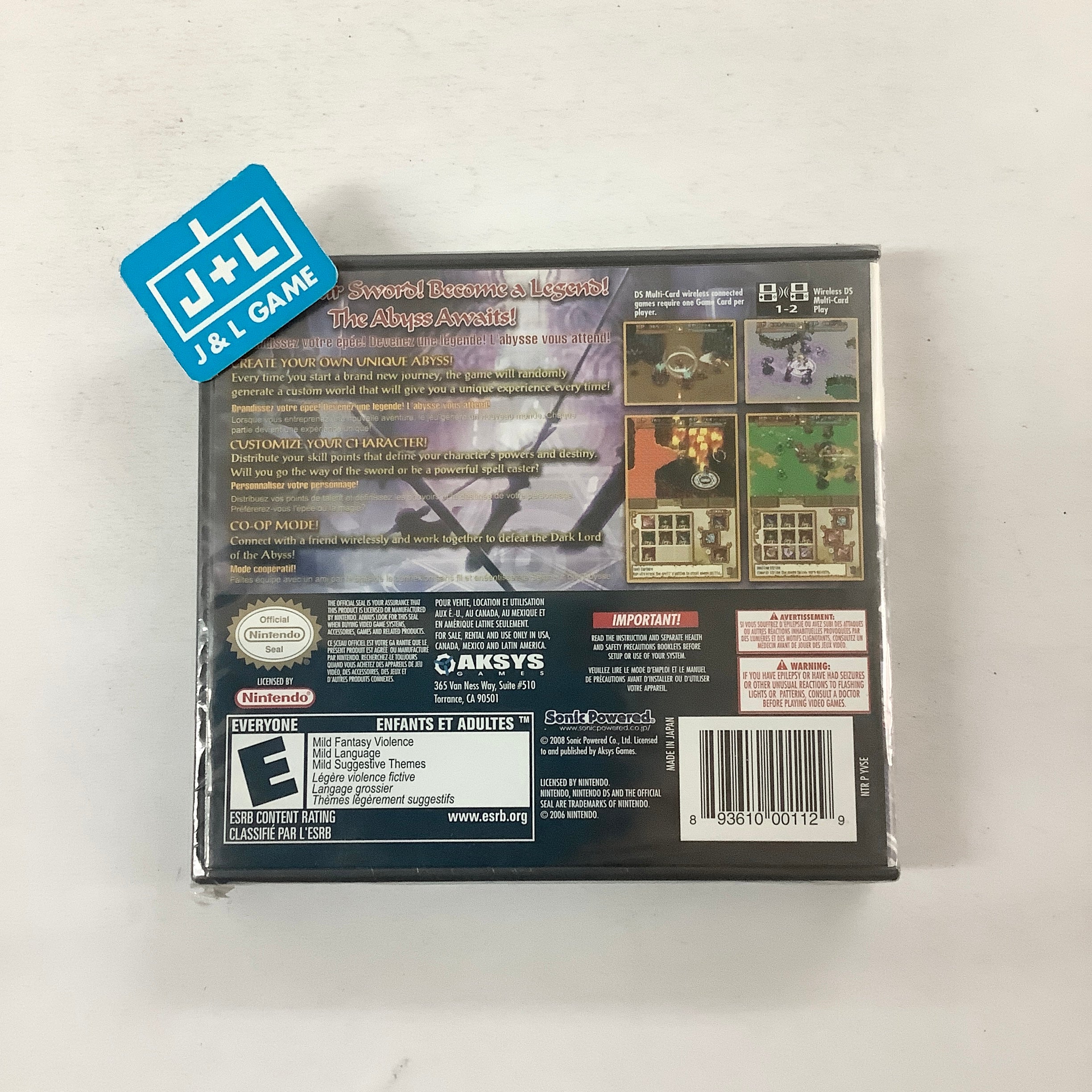 From the Abyss - (NDS) Nintendo DS | J&L Game