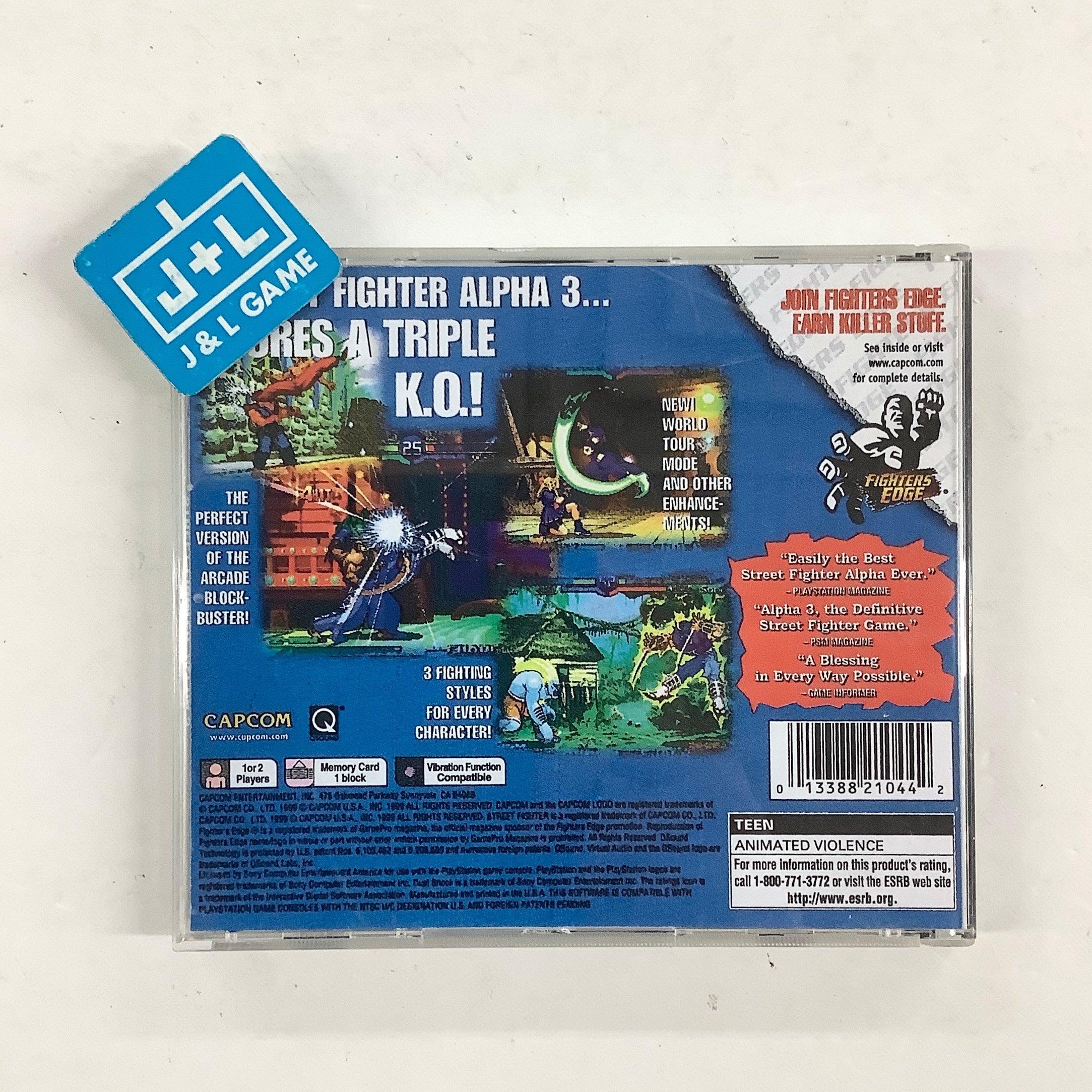 Street Fighter Alpha 3 - PlayStation 1 [Pre-Owned] Video Games Capcom
