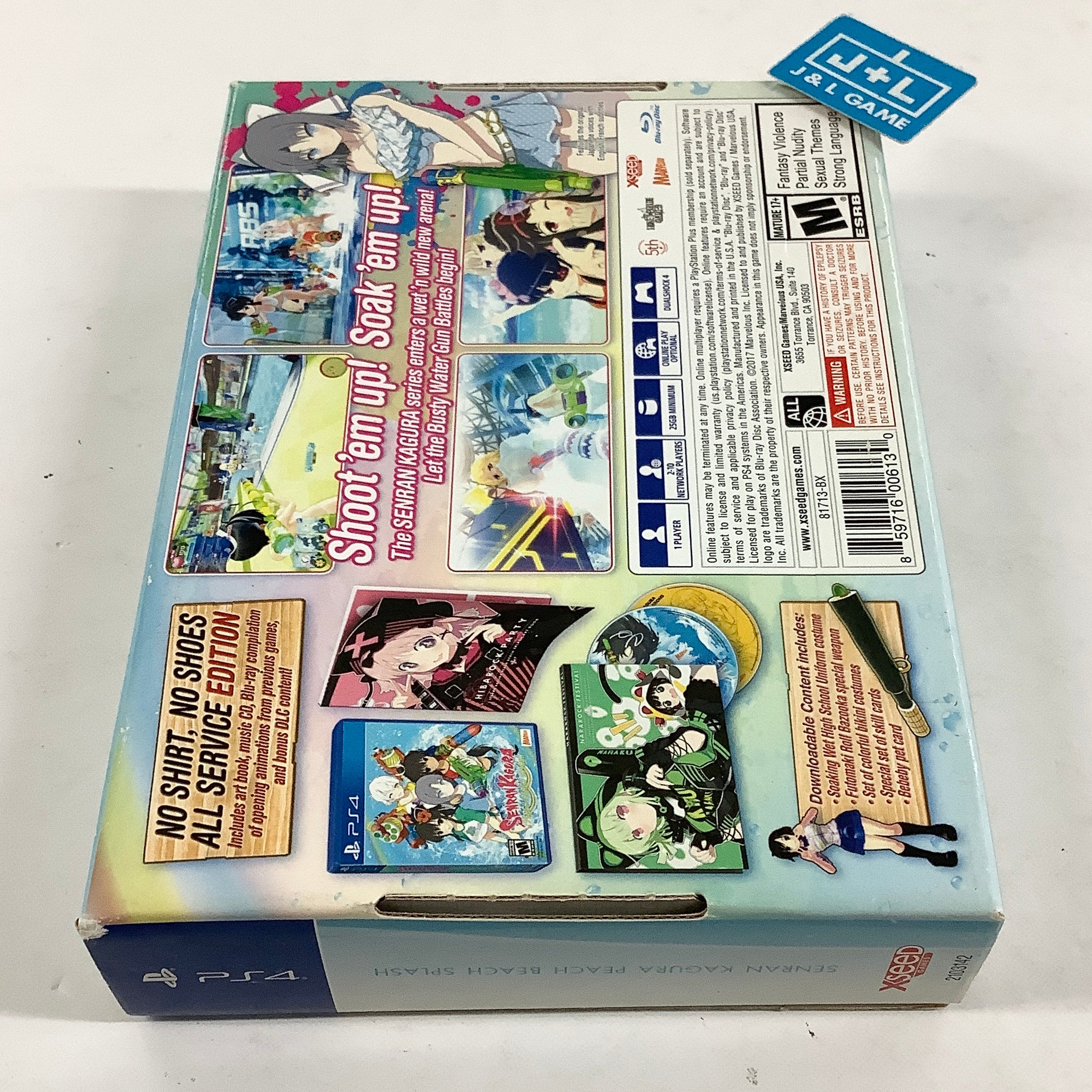 Senran Kagura: Peach Beach Splash (No Shirt, No Shoes, All Service Edition) - (PS4) PlayStation 4 [Pre-Owned] Video Games XSEED Games