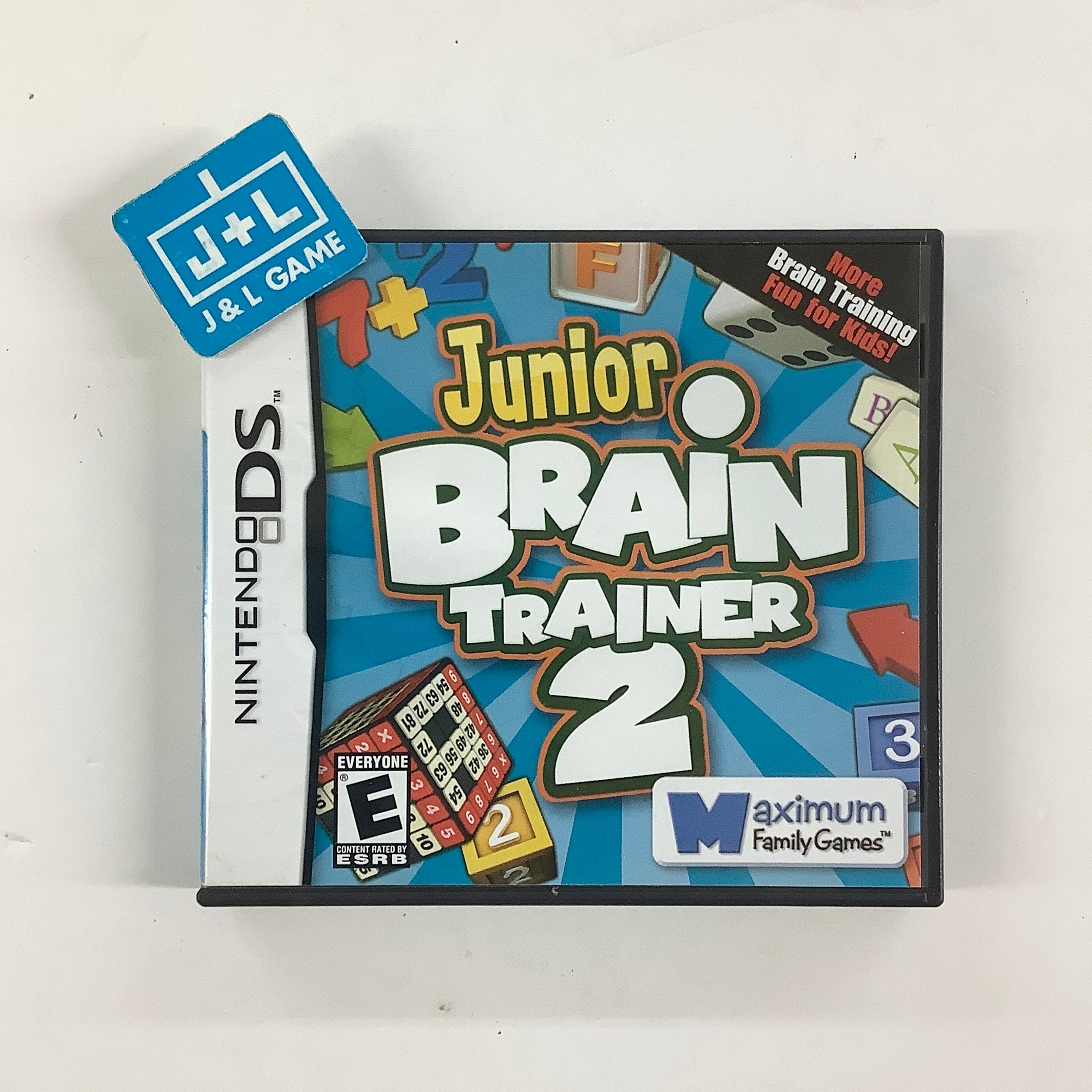 Junior Brain Trainer 2 - (NDS) Nintendo DS [Pre-Owned] Video Games Maximum Family Games