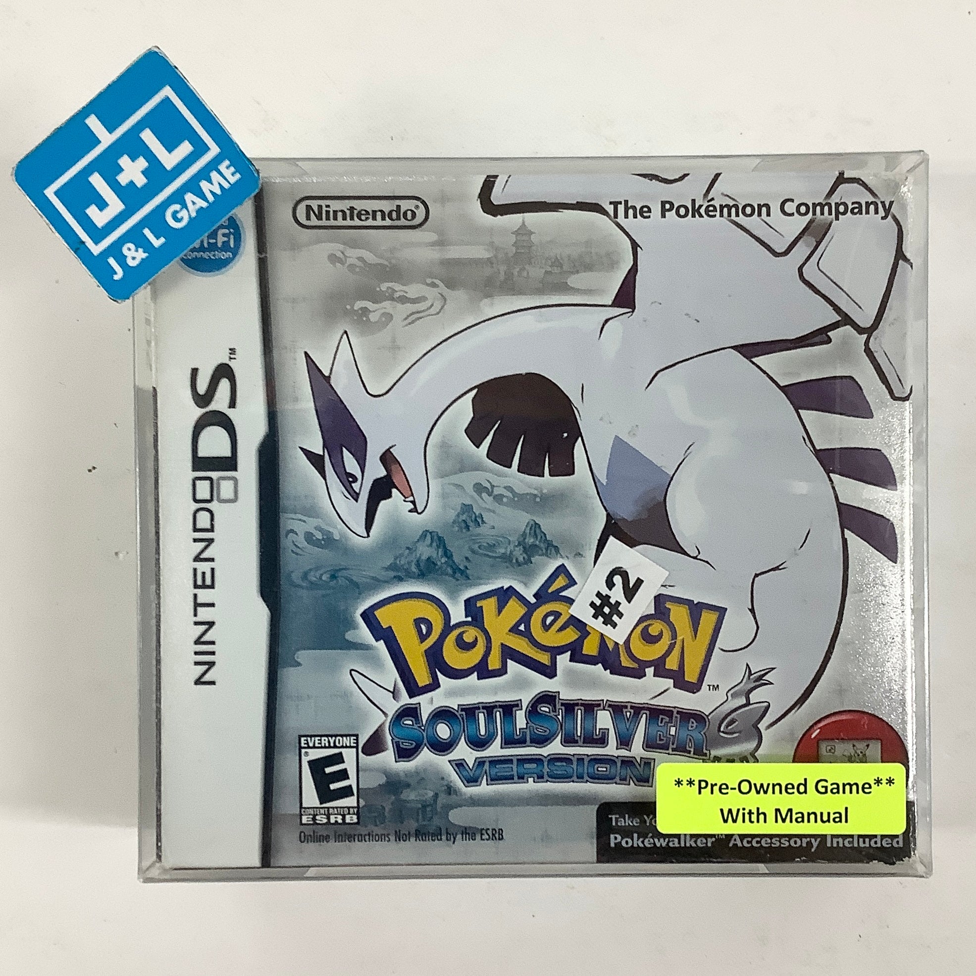 Pokemon SoulSilver Version (W/ Pokewalker)- (NDS) Nintendo DS [Pre-Owned] Video Games Nintendo