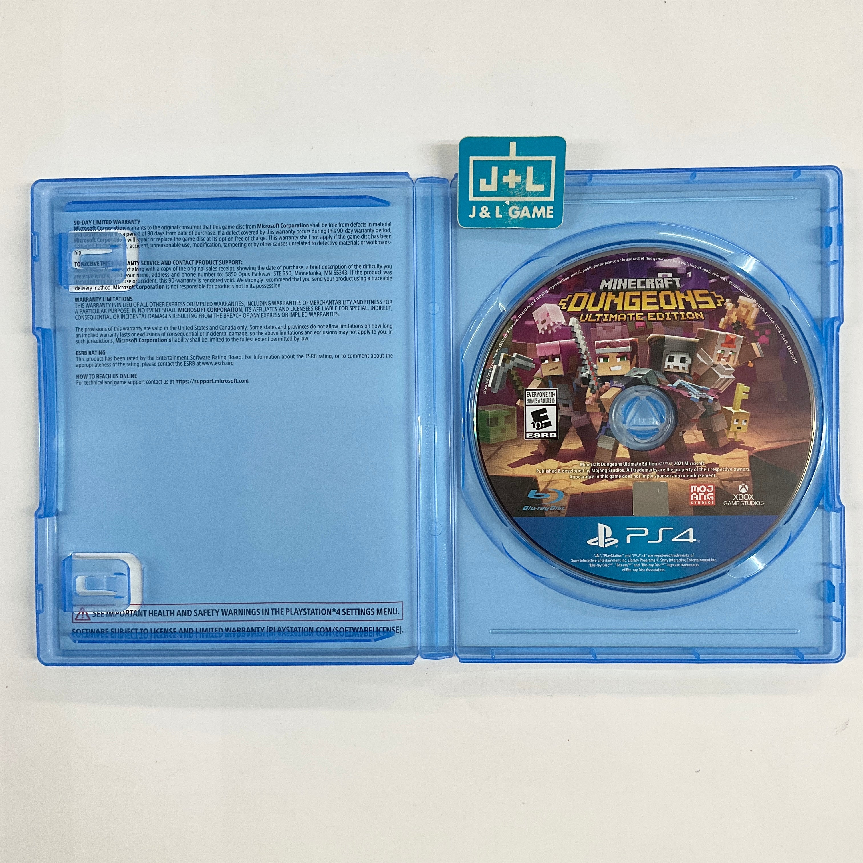 Minecraft Dungeons Ultimate Edition - (PS4) PlayStation 4 [Pre-Owned] Video Games Microsoft   