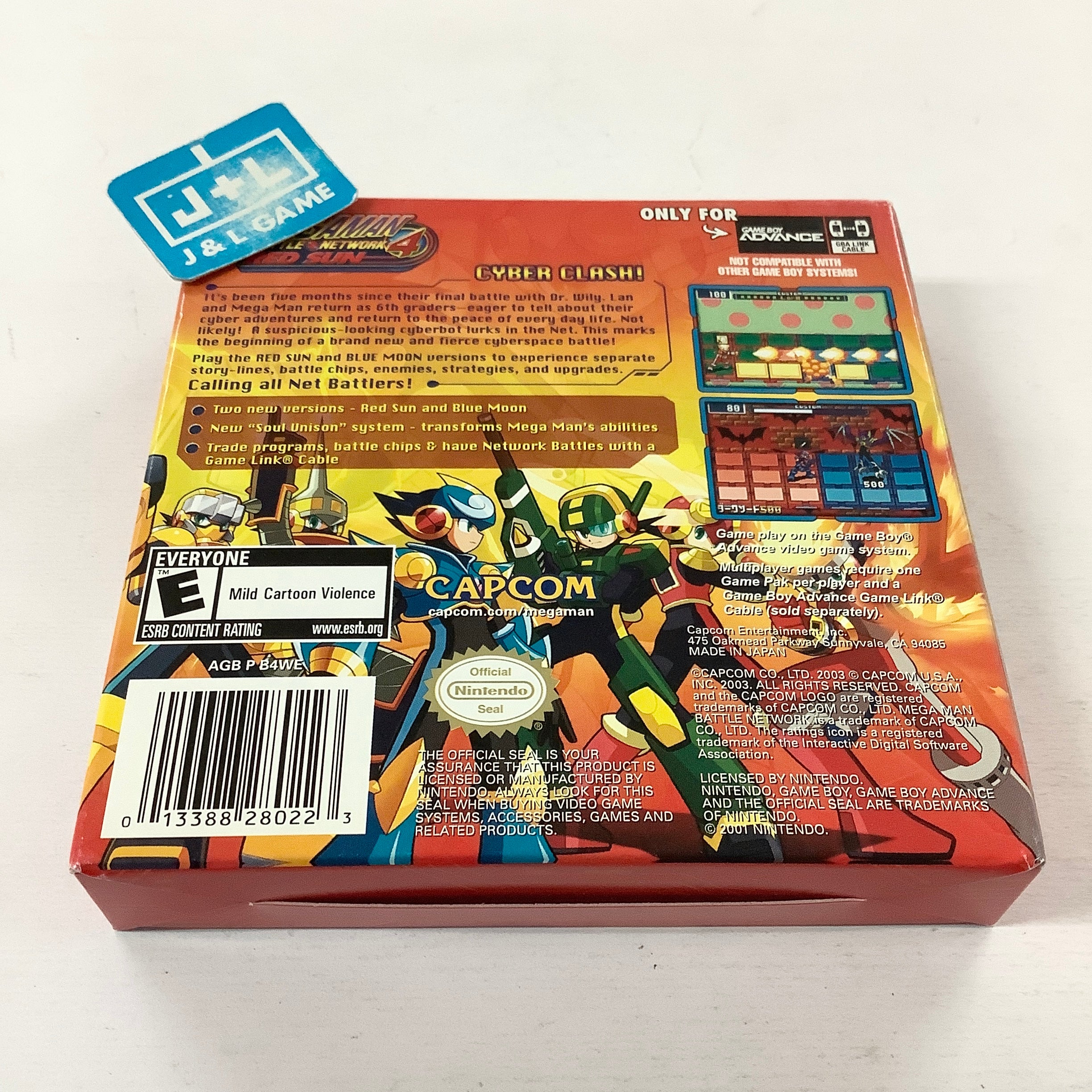 Mega Man Battle Network 4: Red Sun - (GBA) Game Boy Advance [Pre-Owned] Video Games Capcom   
