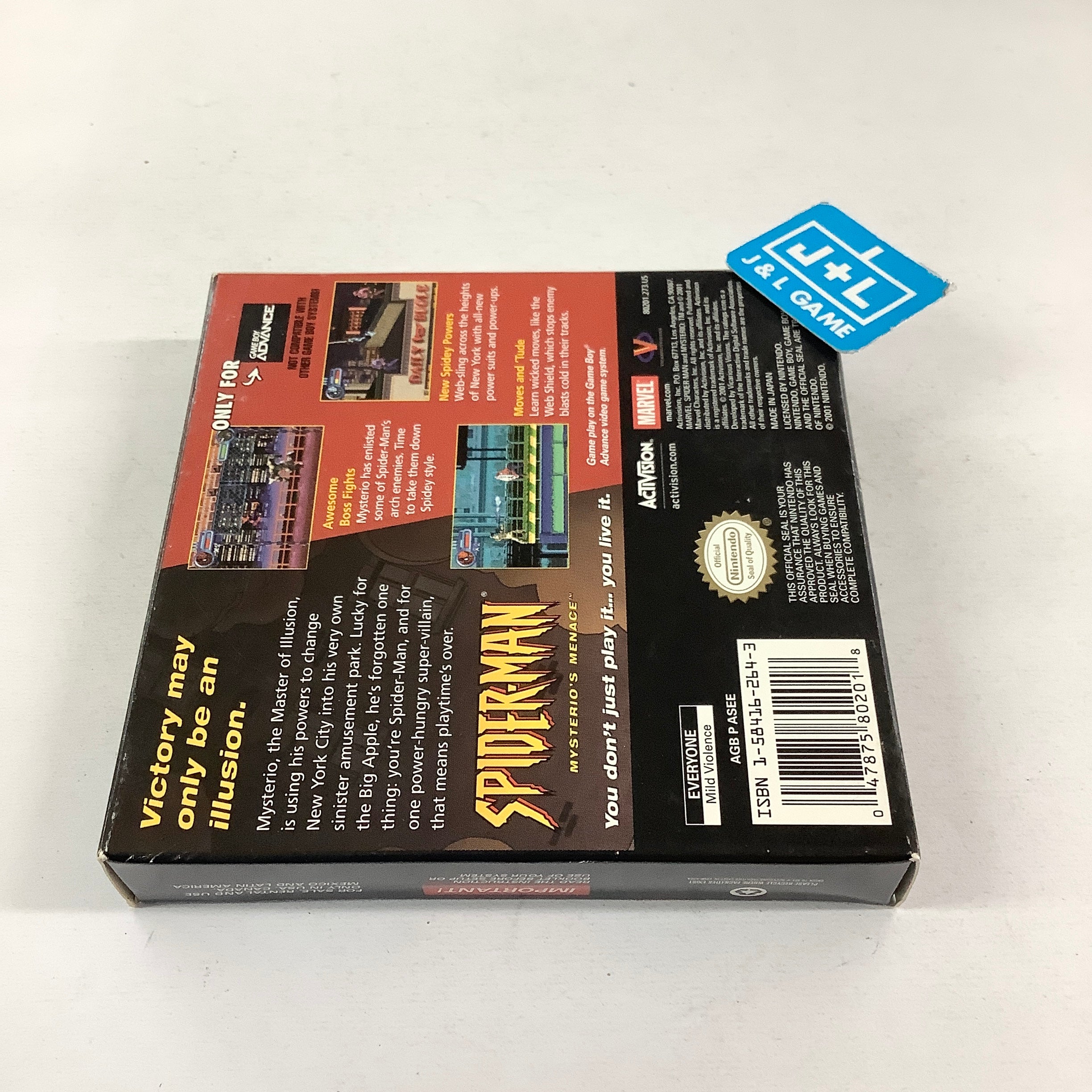 Spider-Man: Mysterio's Menace - (GBA) Game Boy Advance [Pre-Owned] Video Games Activision