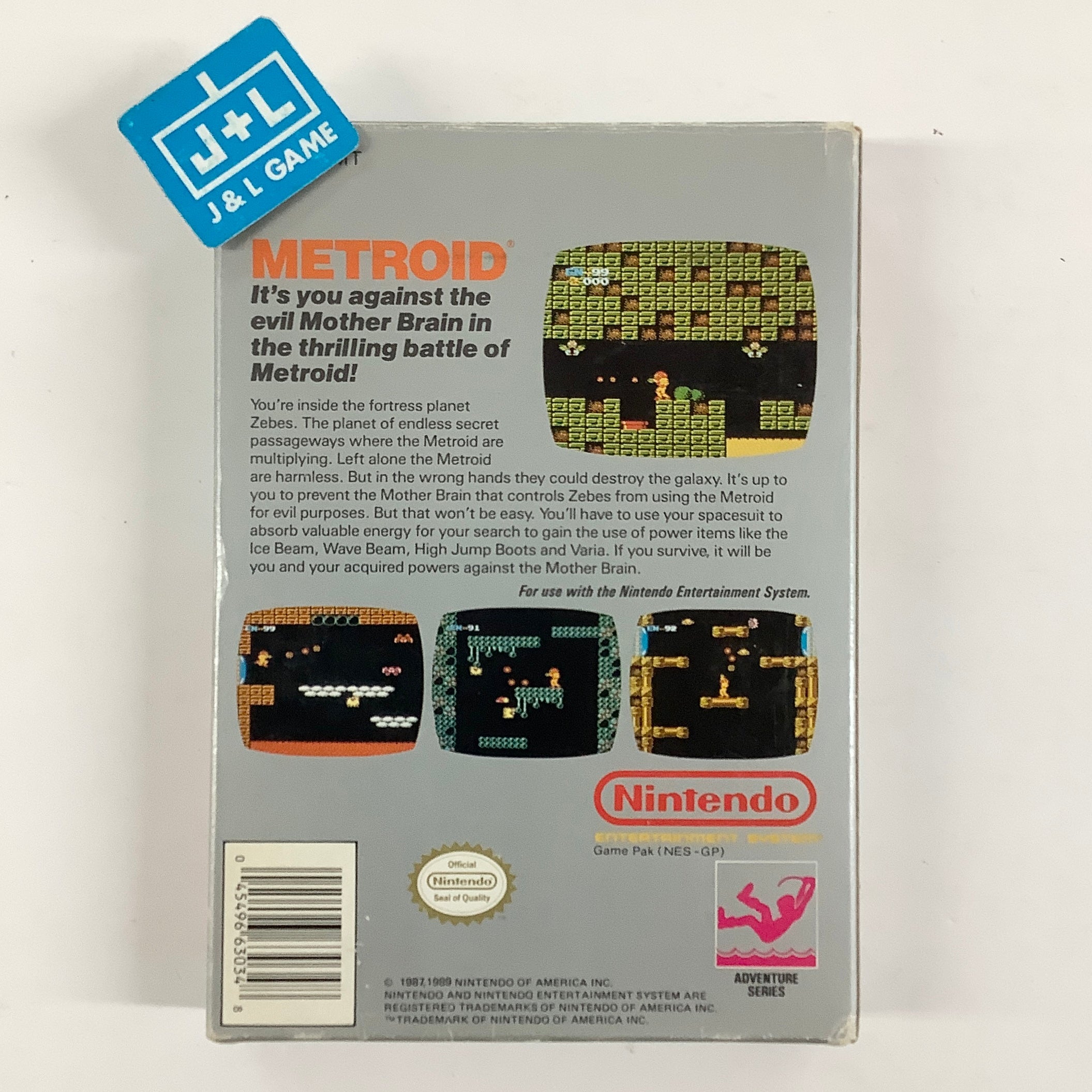 Metroid - (NES) Nintendo Entertainment System [Pre-Owned]