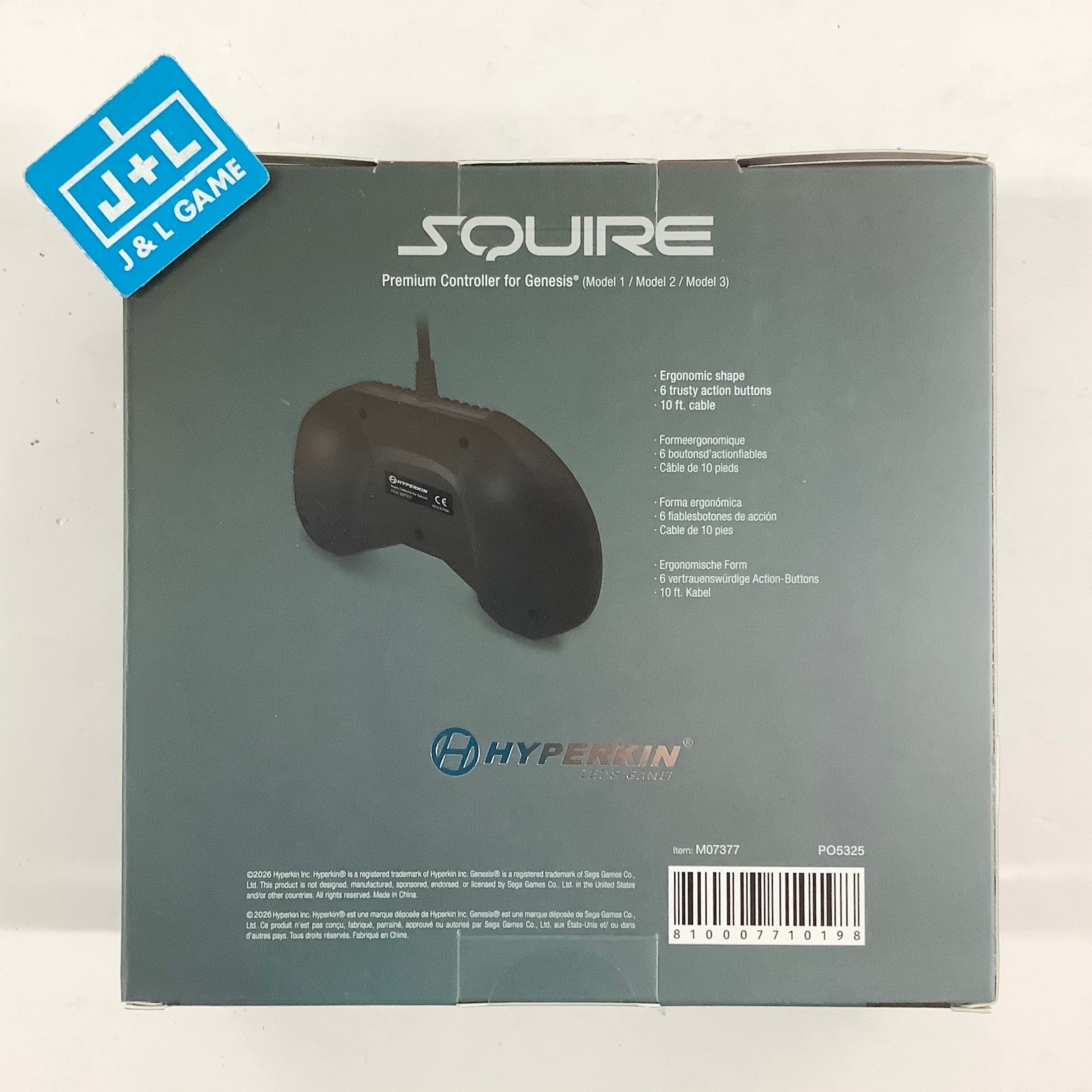 Hyperkin "Squire" Premium Controller for Genesis/MegaRetroN HD - (SG) SEGA Genesis ACCESSORIES Hyperkin