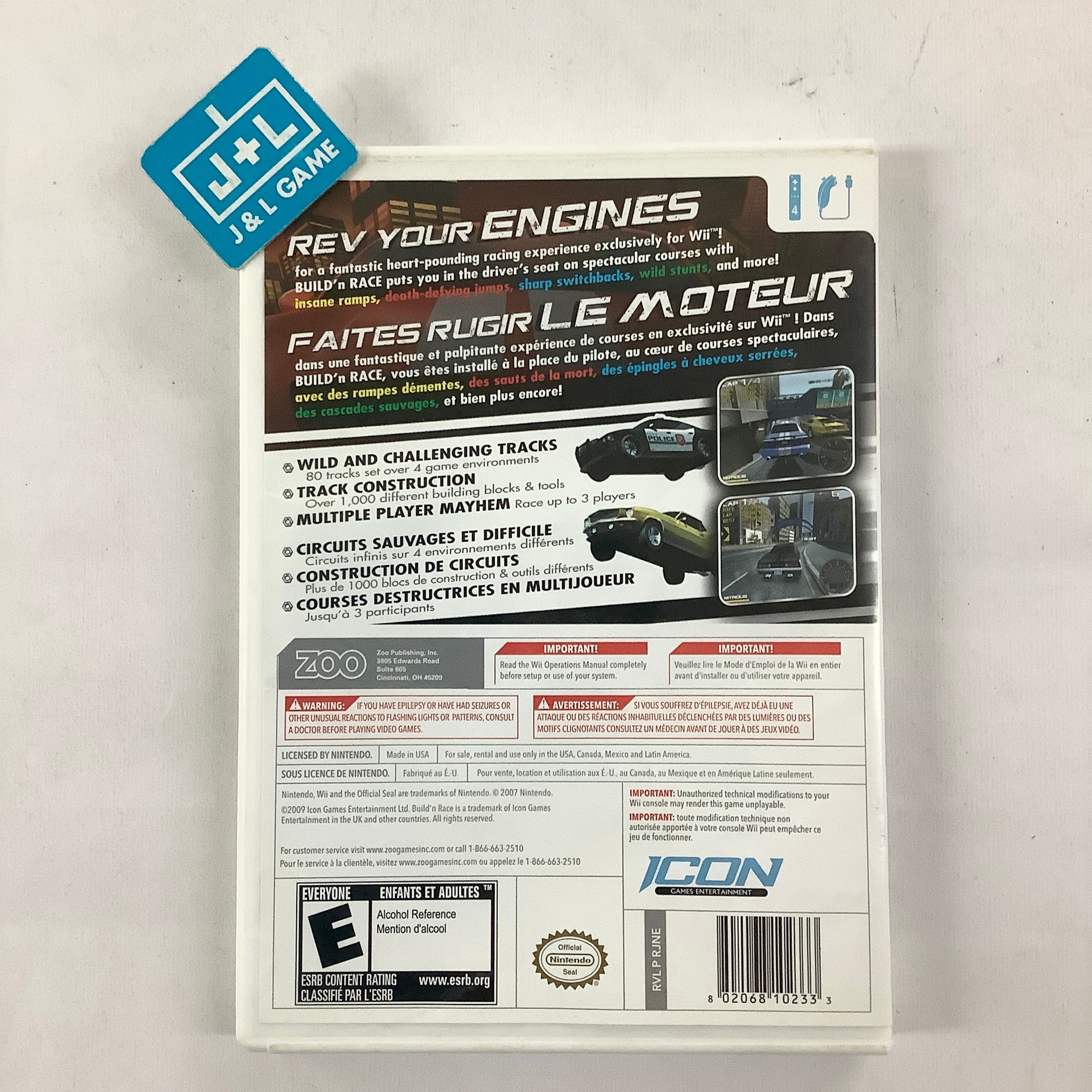 Build 'n Race - Nintendo Wii [Pre-Owned] Video Games Zoo Games