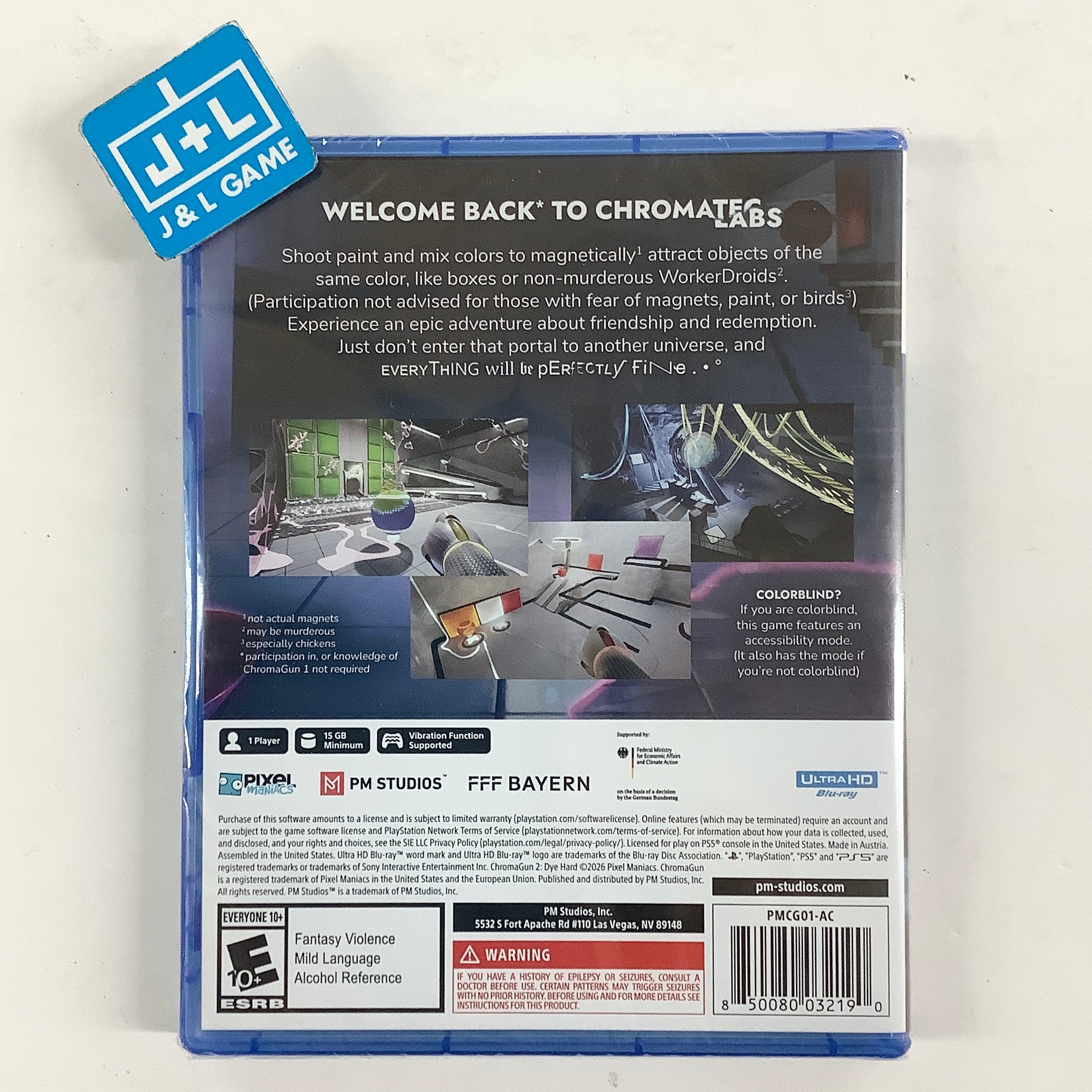 ChromaGun 2: Dye Hard - (PS5) PlayStation 5 Video Games PM Studios