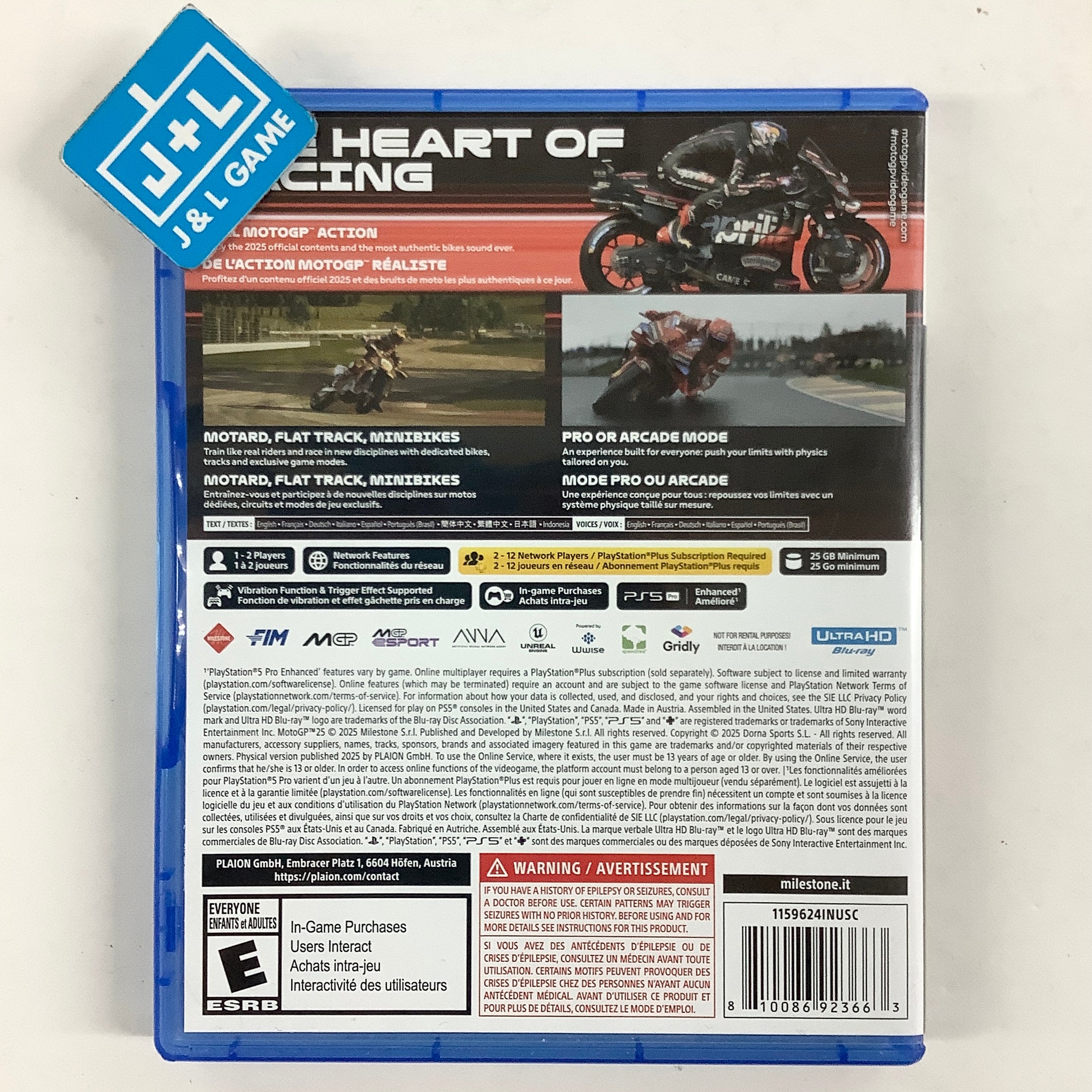 MotoGP 25 - (PS5) PlayStation 5 [Pre-Owned] Video Games Milestone S.r.l
