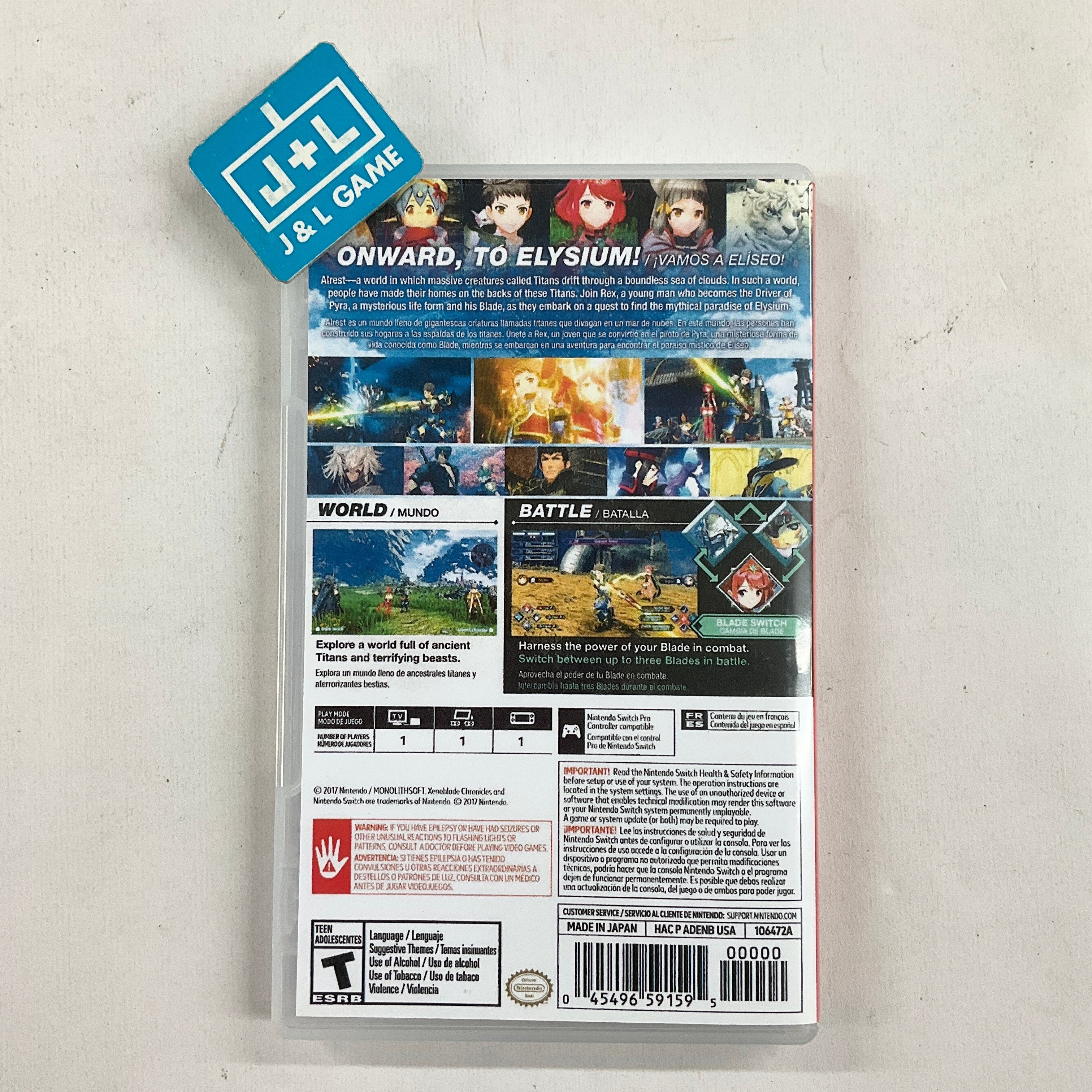 Xenoblade Chronicles 2 - (NSW) Nintendo Switch [Pre-Owned] Video Games Nintendo